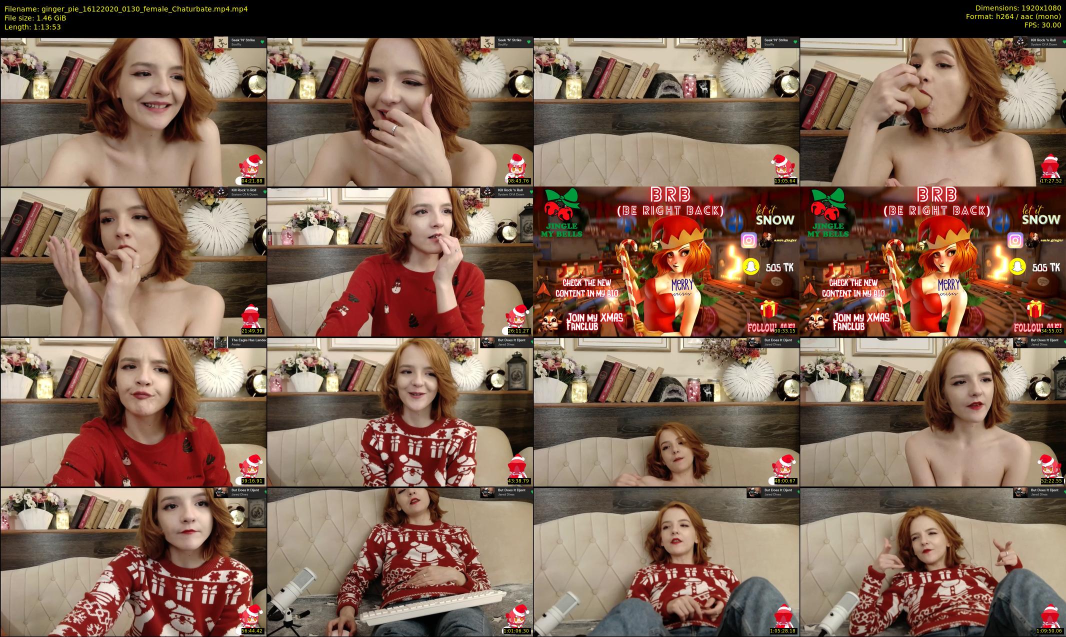 ginger_pie — 74 minute Chaturbate female cam show recording, 1080p, Dec 16, 2020