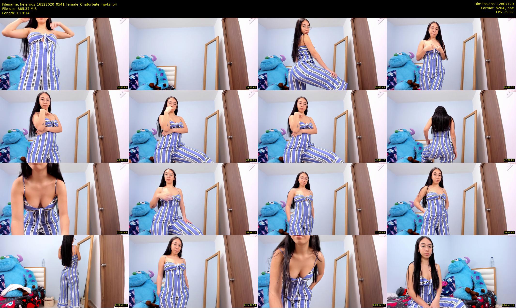 helenrus — 80 minute Chaturbate female cam show recording, 720p, Dec 16, 2020