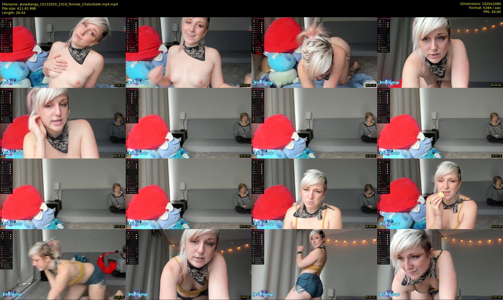 jessebangs — 29 minute Chaturbate female cam show recording, 1080p, Dec 15, 2020