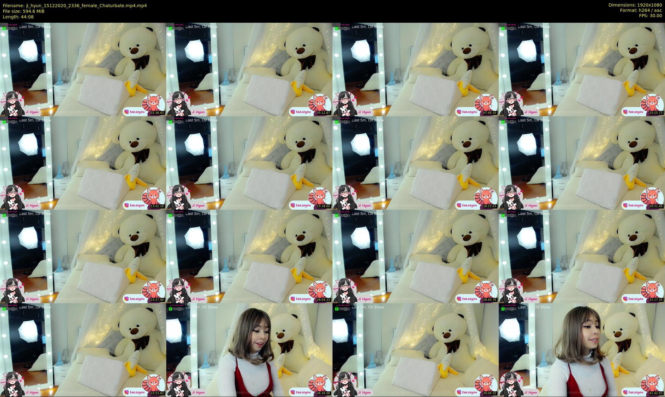 ji_hyun — 45 minute Chaturbate female cam show recording, 1080p, Dec 15, 2020