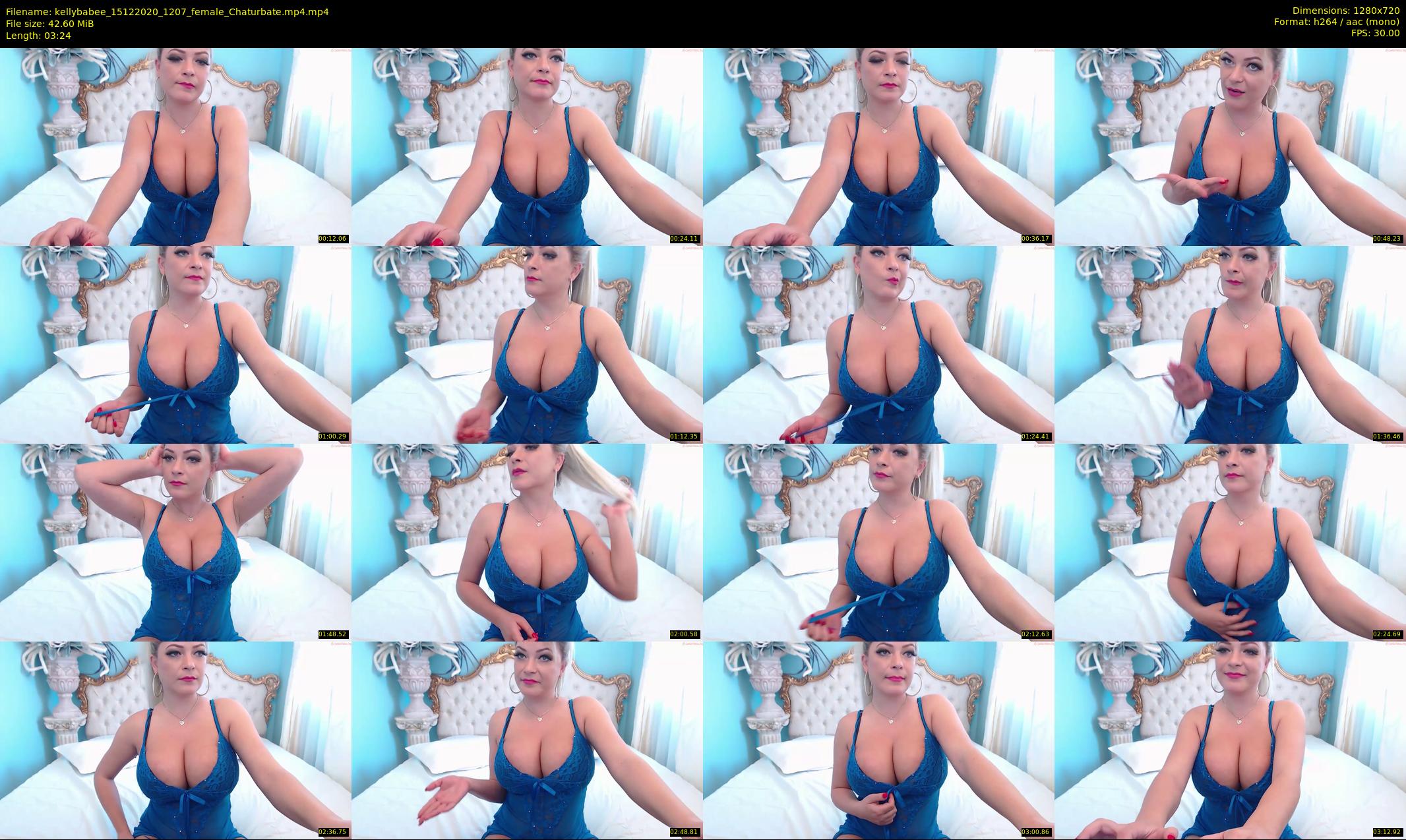 kellybabee — 4 minute Chaturbate female cam show recording, 720p, Dec 15, 2020