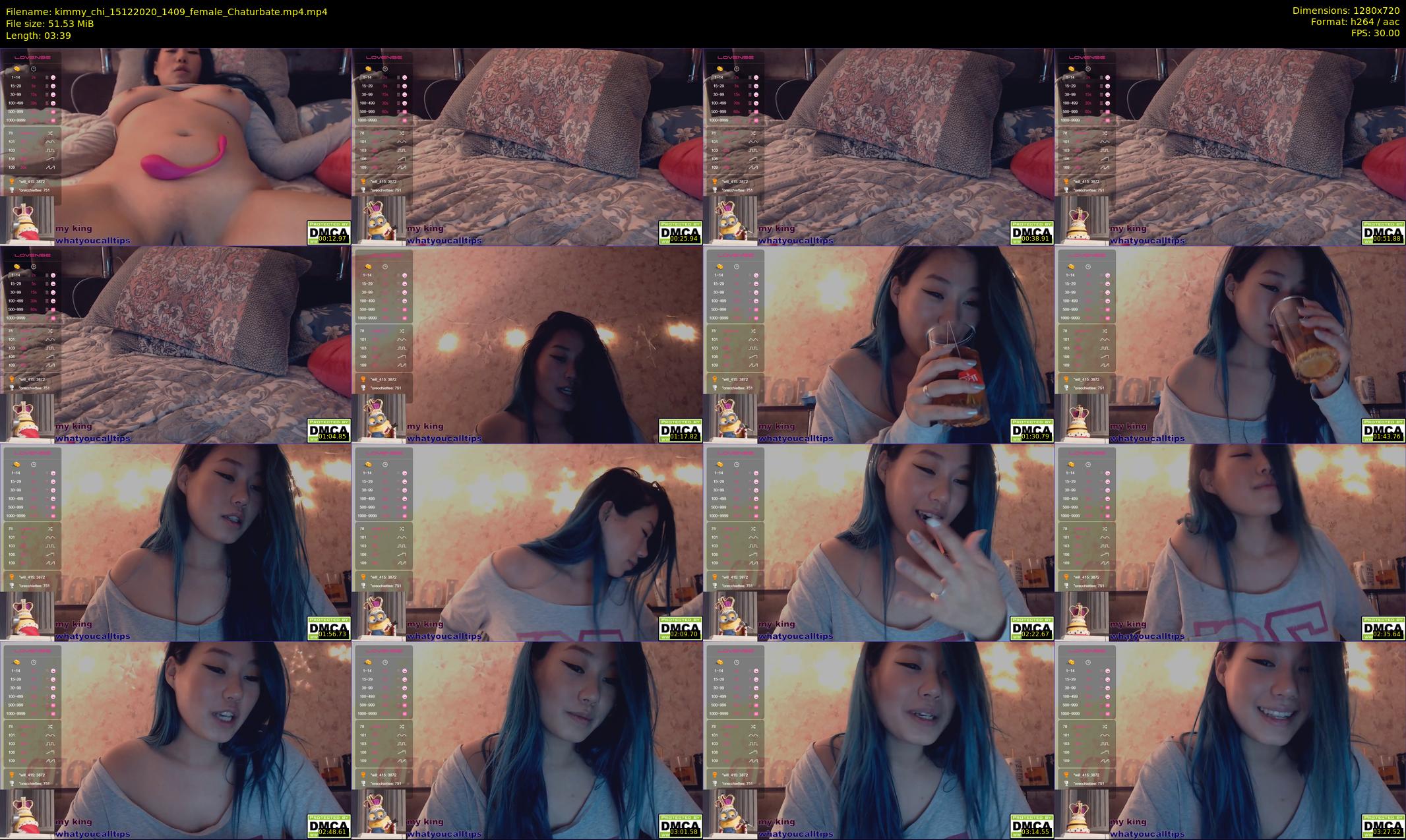 kimmy_chi — 4 minute Chaturbate female cam show recording, 720p, Dec 15, 2020