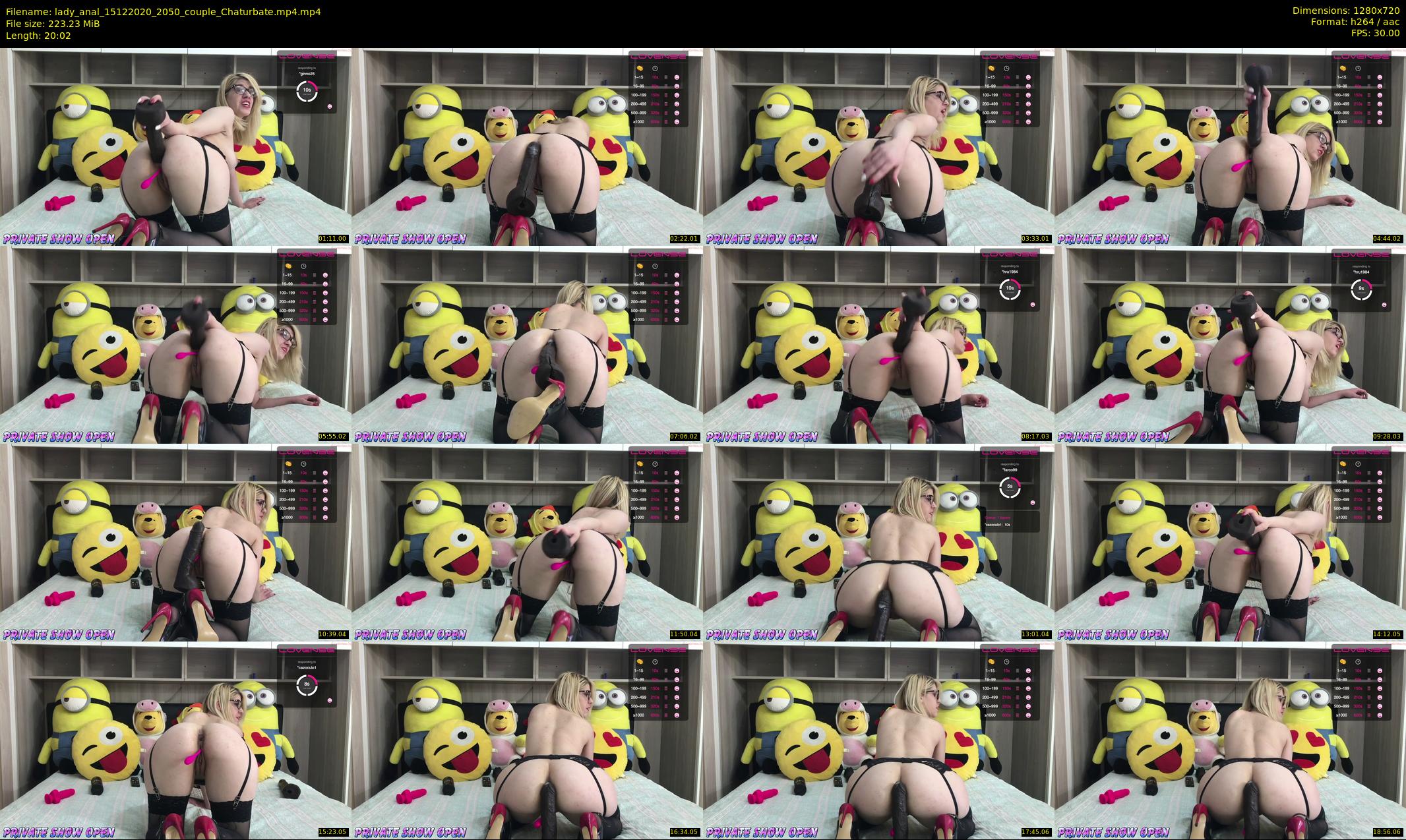 lady_anal — 21 minute Chaturbate female cam show recording, 720p, Dec 15, 2020
