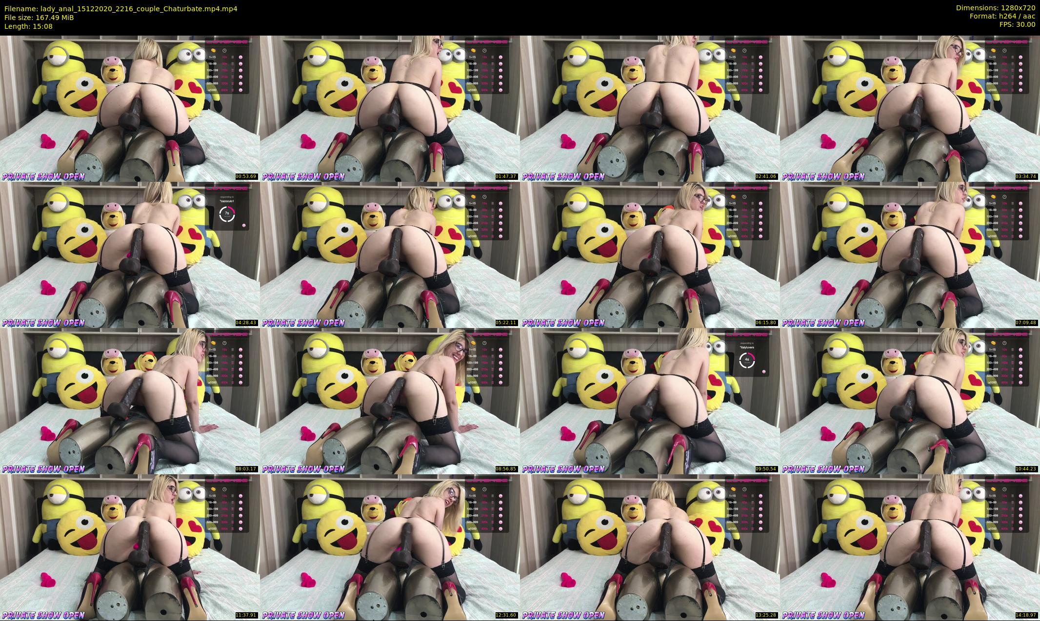 lady_anal — 16 minute Chaturbate female cam show recording, 720p, Dec 15, 2020