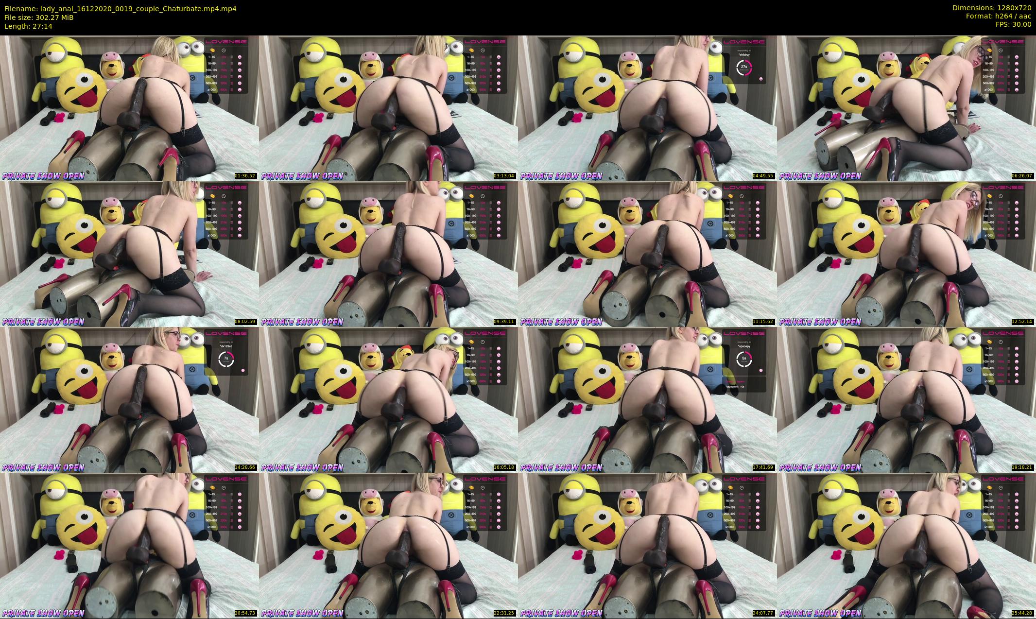 lady_anal — 28 minute Chaturbate female cam show recording, 720p, Dec 16, 2020
