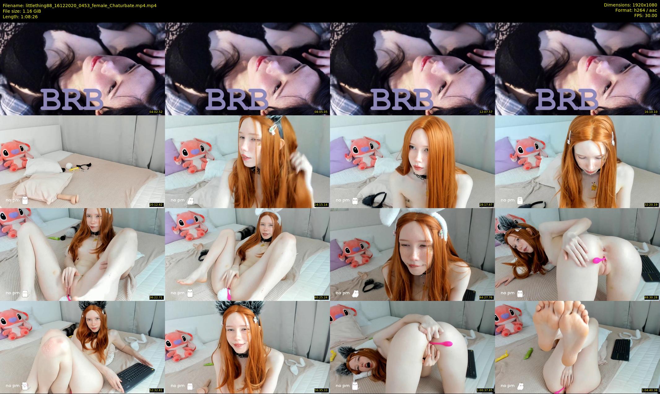 littlething88 — 69 minute Chaturbate female cam show recording, 1080p, Dec 16, 2020