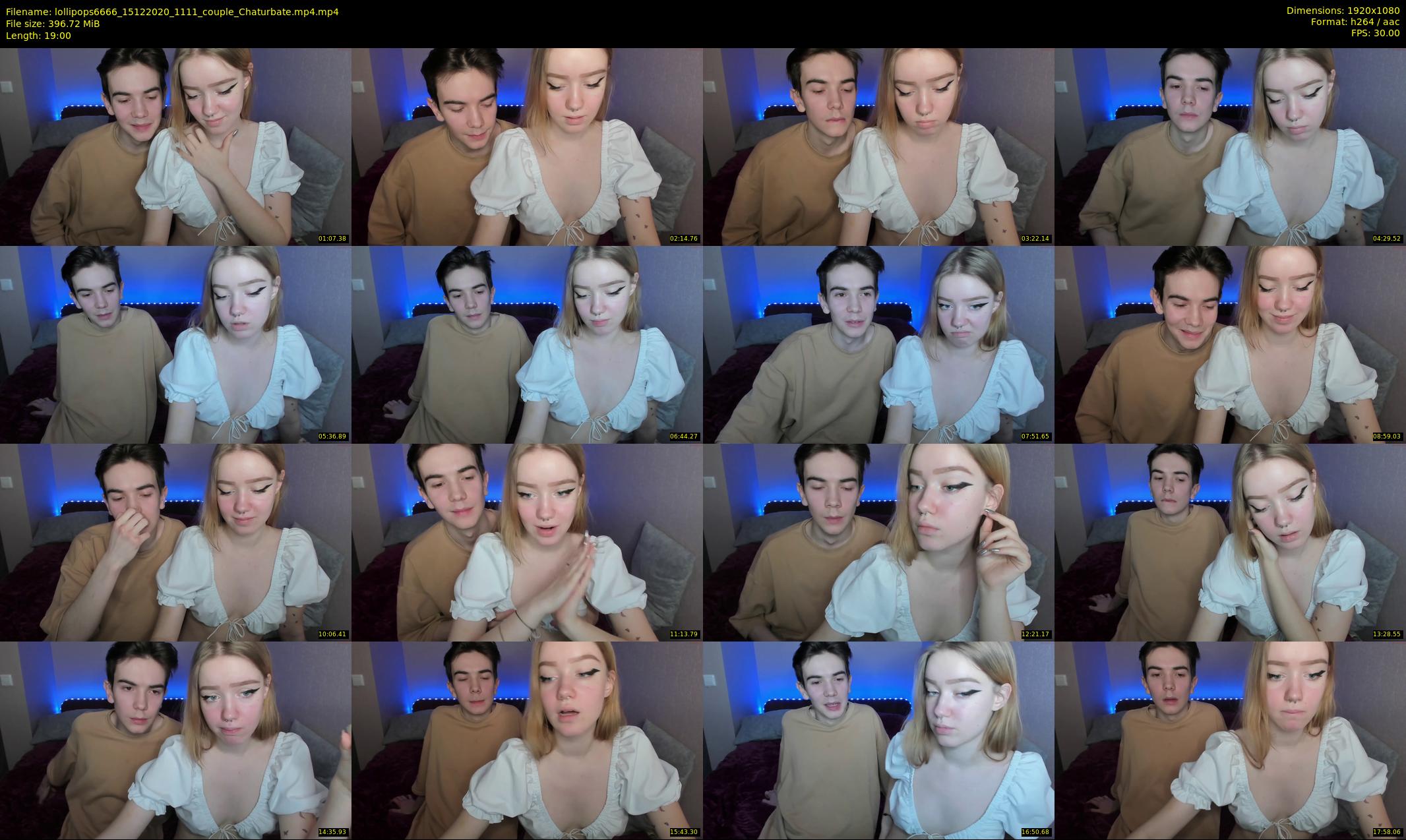 lollipops6666 — 19 minute Chaturbate couple cam show recording, 1080p, Dec 15, 2020