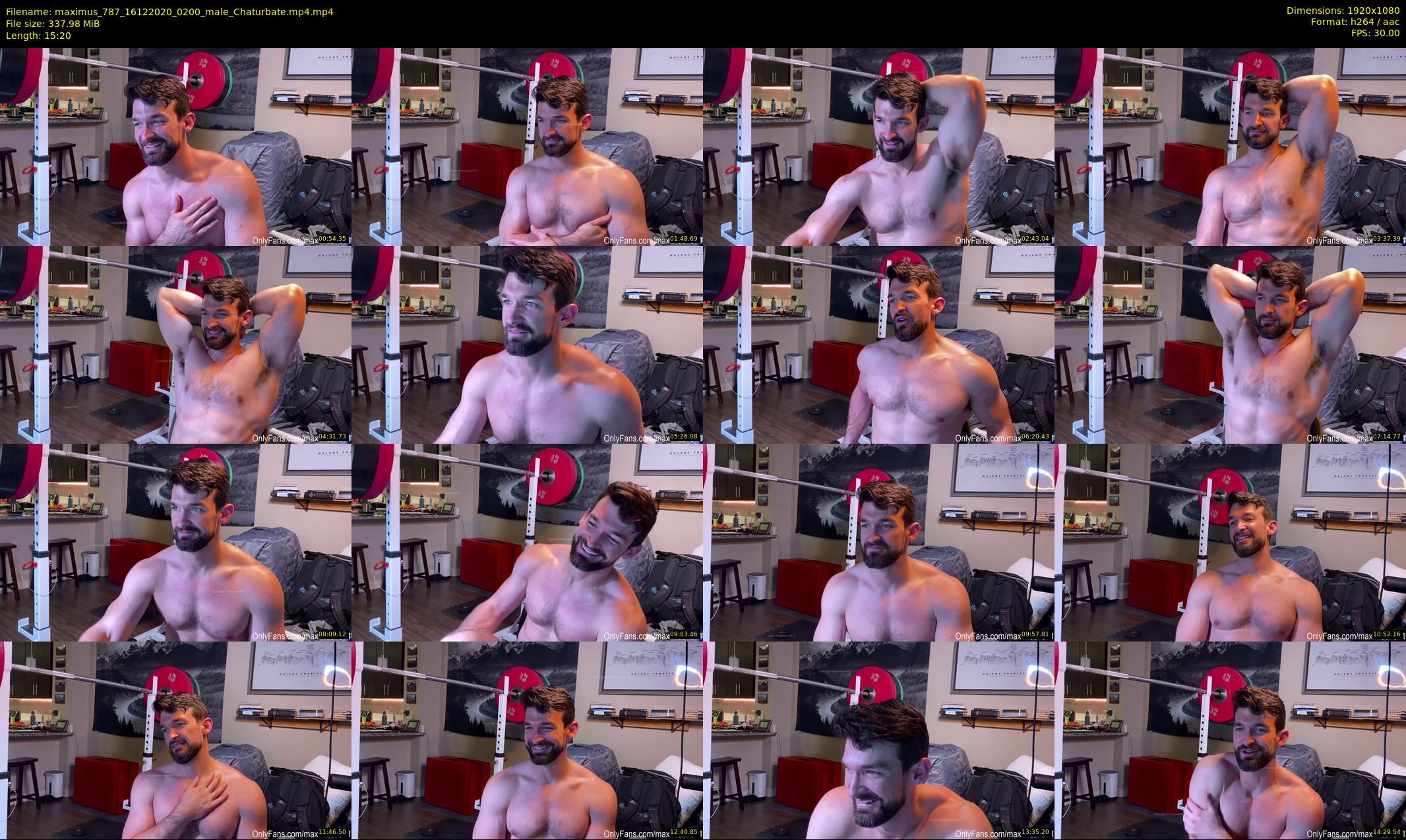 maximus_787 — 16 minute Chaturbate male cam show recording, 1080p, Dec 16, 2020