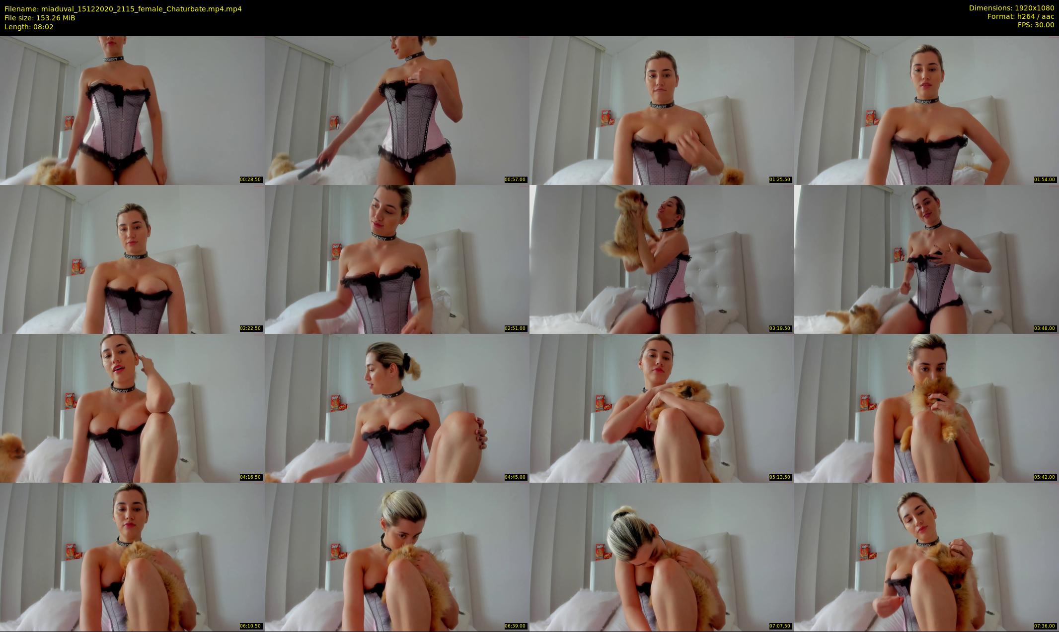 miaduval — 9 minute Chaturbate female cam show recording, 1080p, Dec 15, 2020