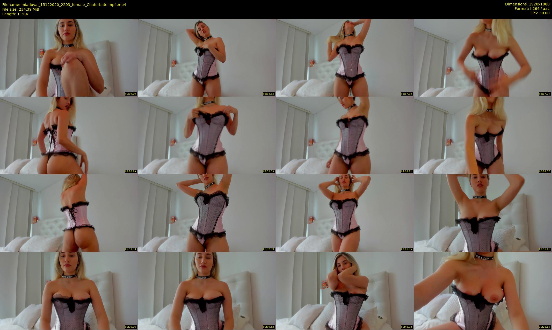 miaduval — 12 minute Chaturbate female cam show recording, 1080p, Dec 15, 2020