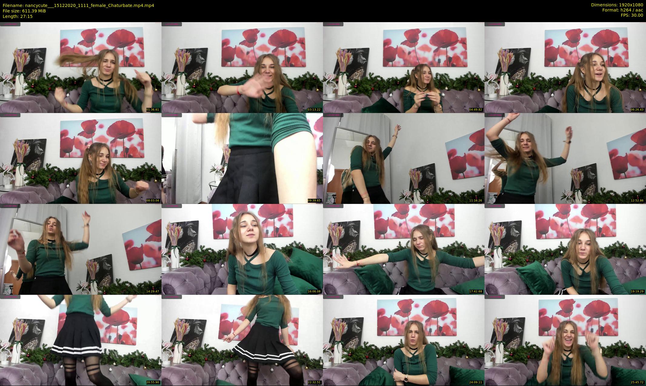 nancycute__ — 28 minute Chaturbate female cam show recording, 1080p, Dec 15, 2020