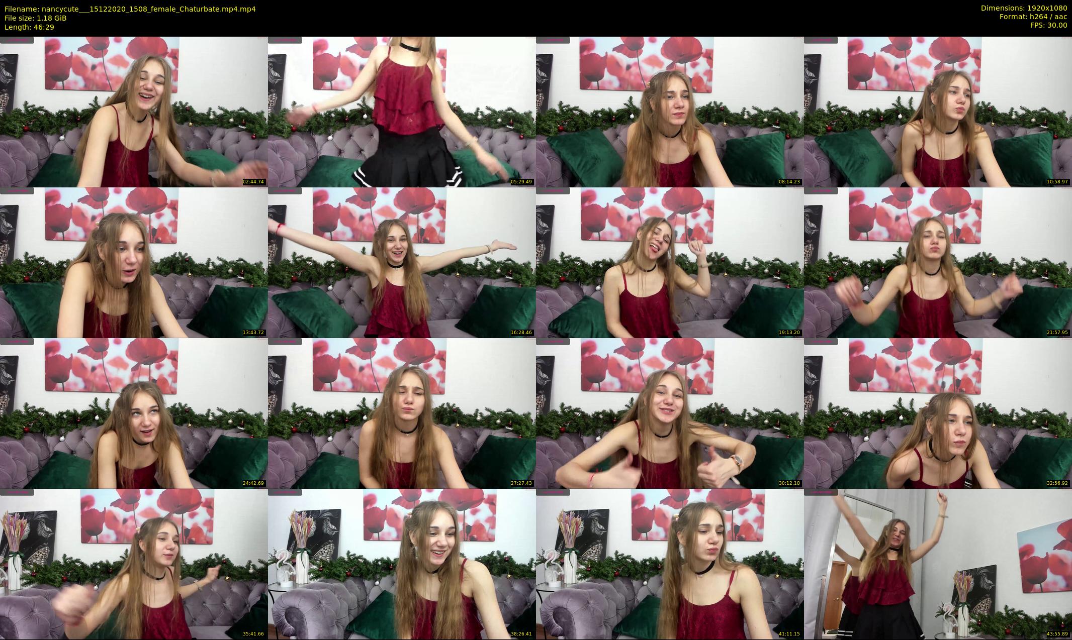 nancycute__ — 47 minute Chaturbate female cam show recording, 1080p, Dec 15, 2020
