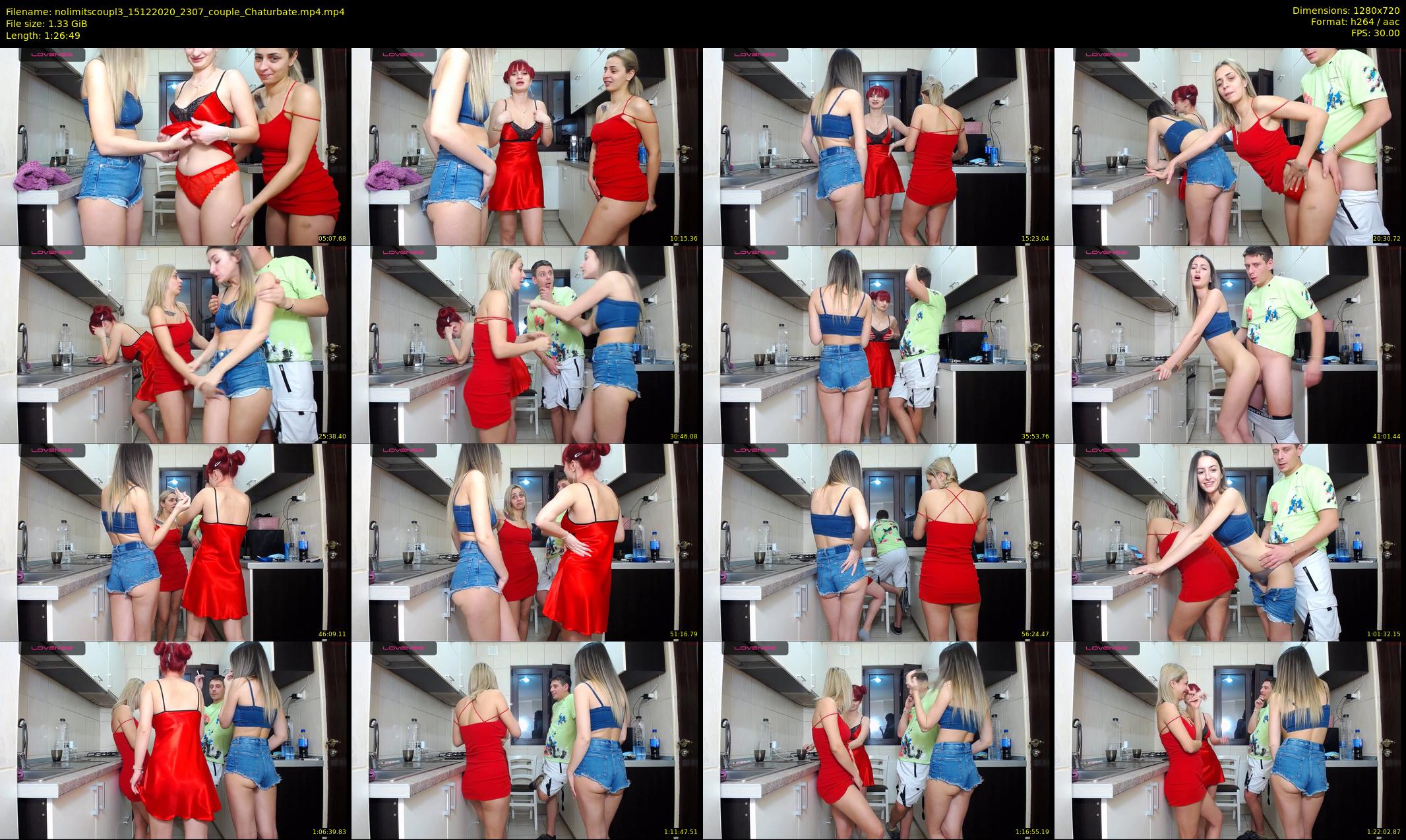 nolimitscoupl3 — 87 minute Chaturbate couple cam show recording, 720p, Dec 15, 2020