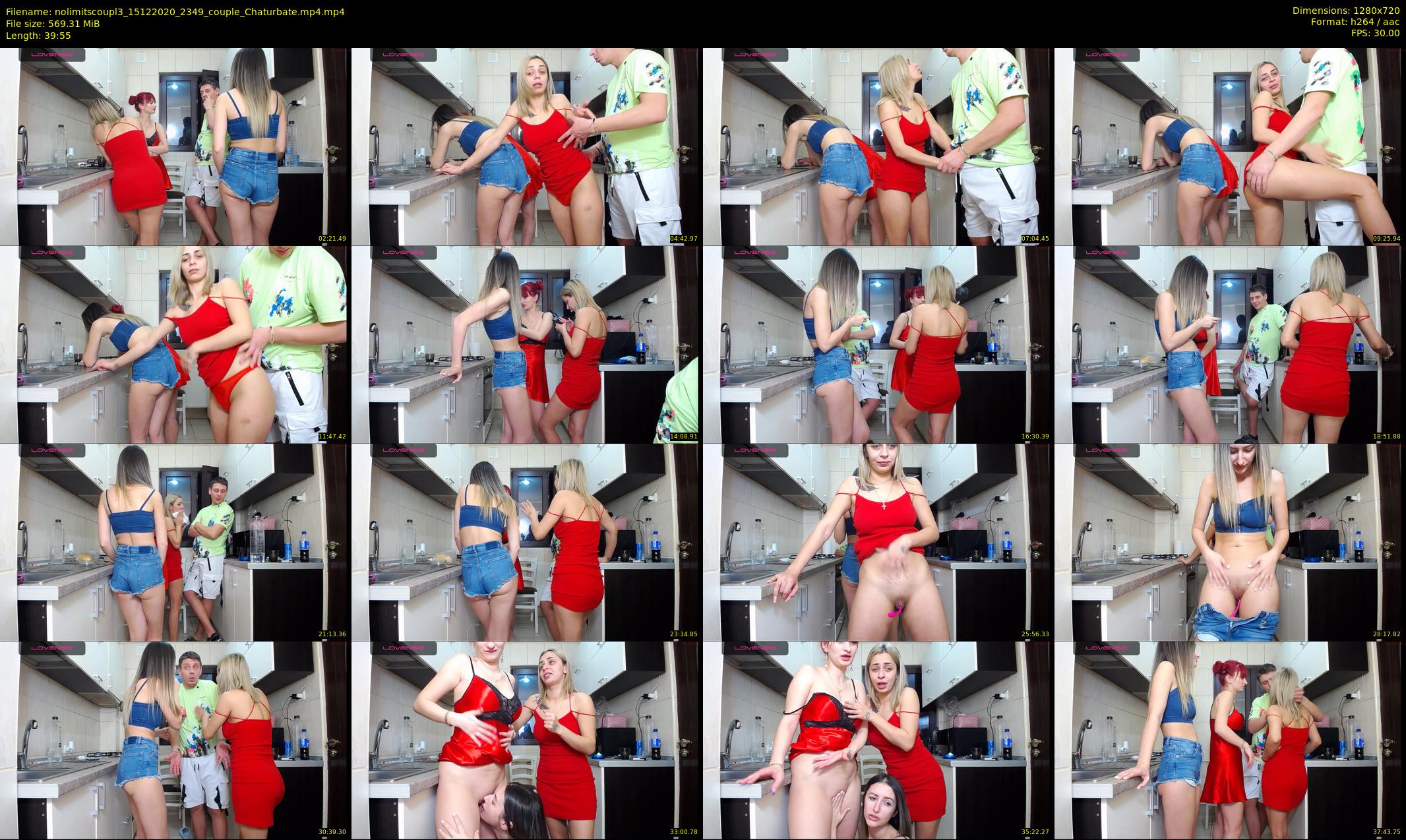nolimitscoupl3 — 40 minute Chaturbate couple cam show recording, 720p, Dec 15, 2020
