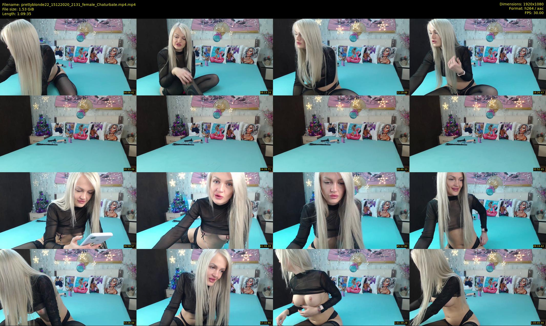 prettyblonde22 — 70 minute Chaturbate female cam show recording, 1080p, Dec 15, 2020