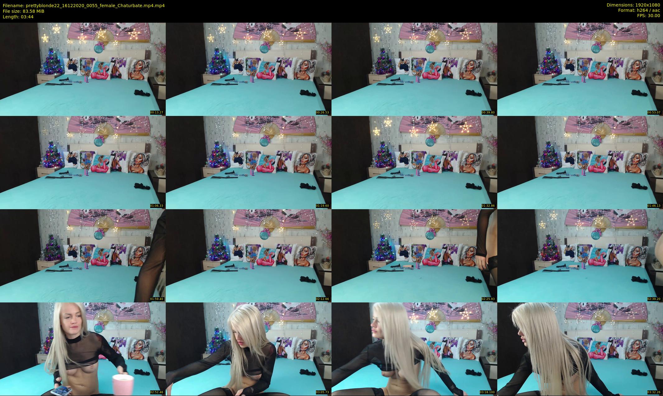 prettyblonde22 — 4 minute Chaturbate female cam show recording, 1080p, Dec 16, 2020