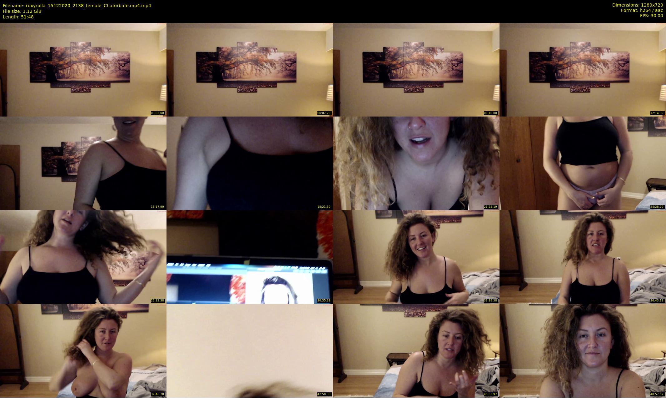 roxyrolla — 52 minute Chaturbate female cam show recording, 720p, Dec 15, 2020