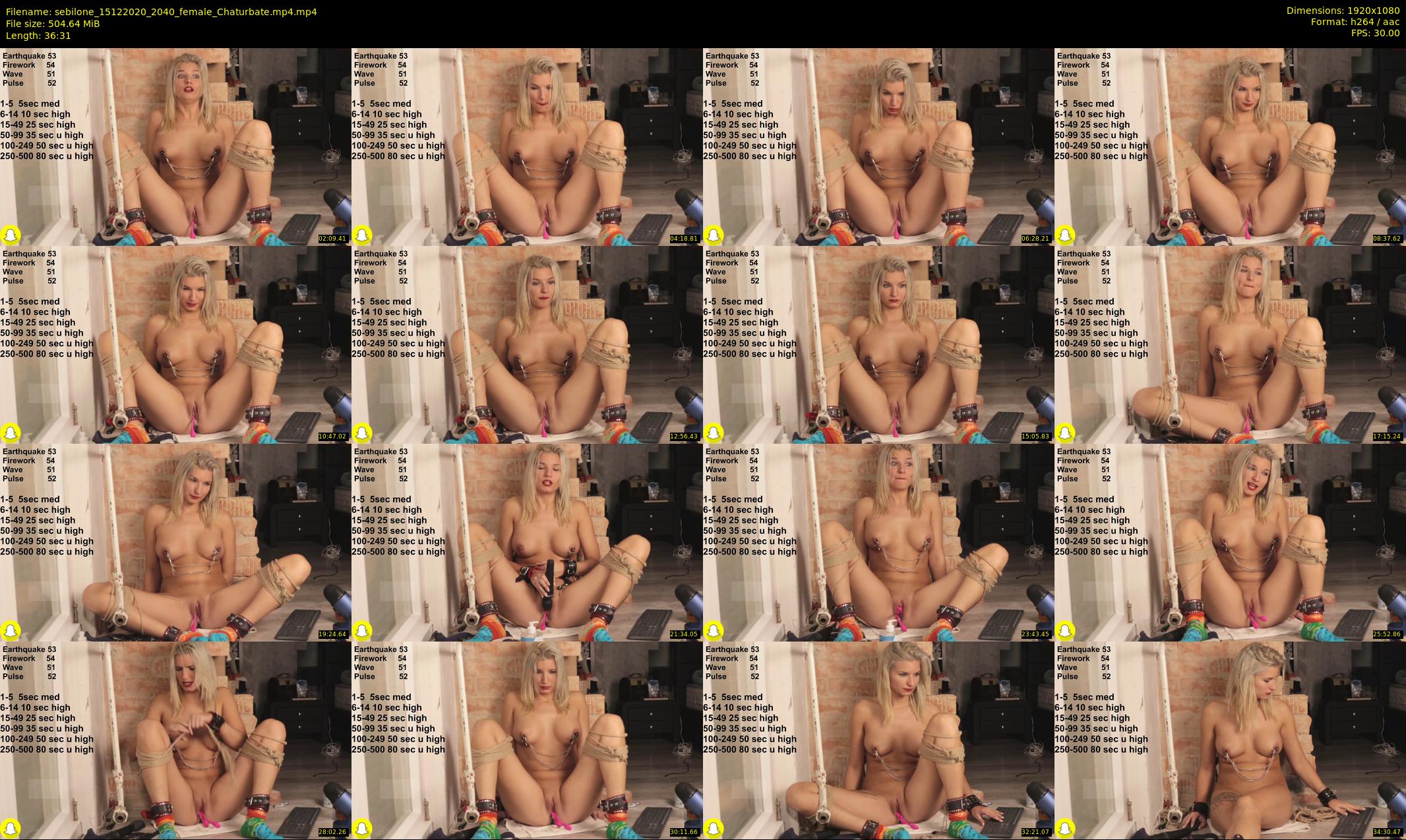sebilone — 37 minute Chaturbate couple cam show recording, 1080p, Dec 15, 2020