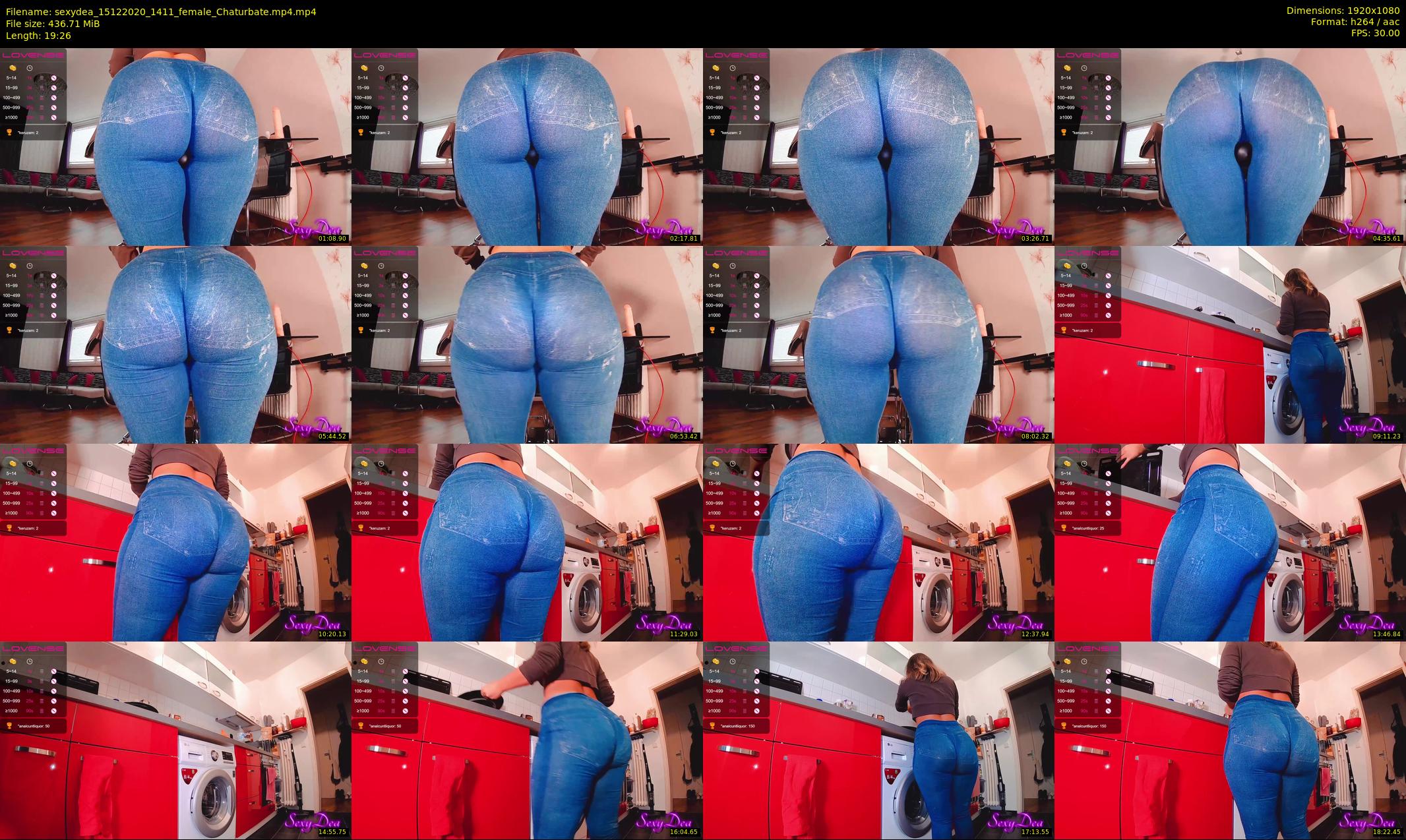 sexydea — 20 minute Chaturbate female cam show recording, 1080p, Dec 15, 2020