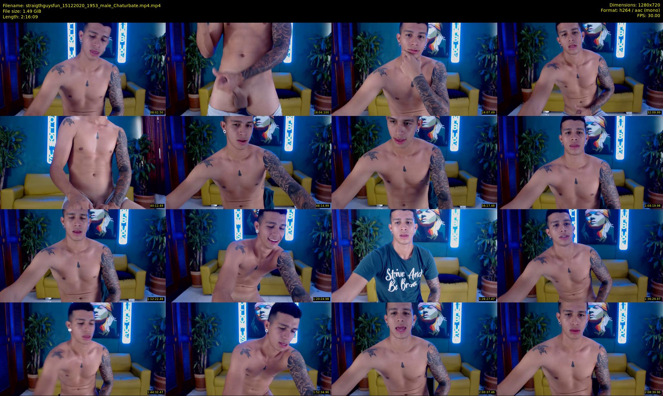 straigthguysfun — 137 minute Chaturbate male cam show recording, 720p, Dec 15, 2020