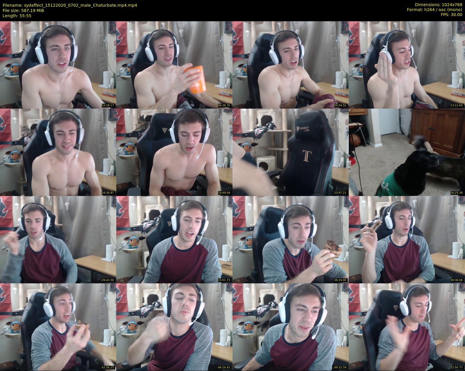 sydaffect — 56 minute Chaturbate male cam show recording, 720p, Dec 15, 2020