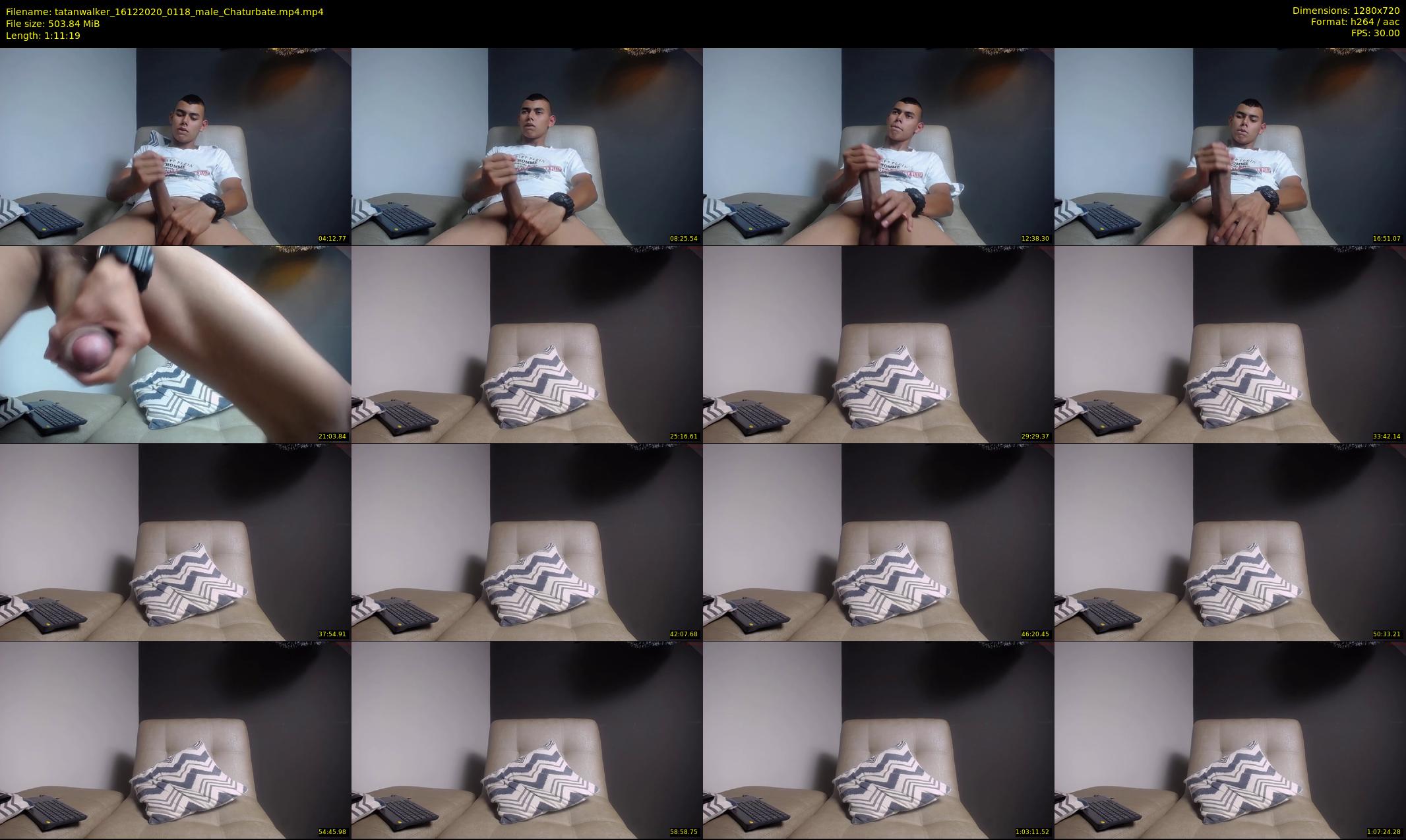 tatanwalker — 72 minute Chaturbate male cam show recording, 720p, Dec 16, 2020
