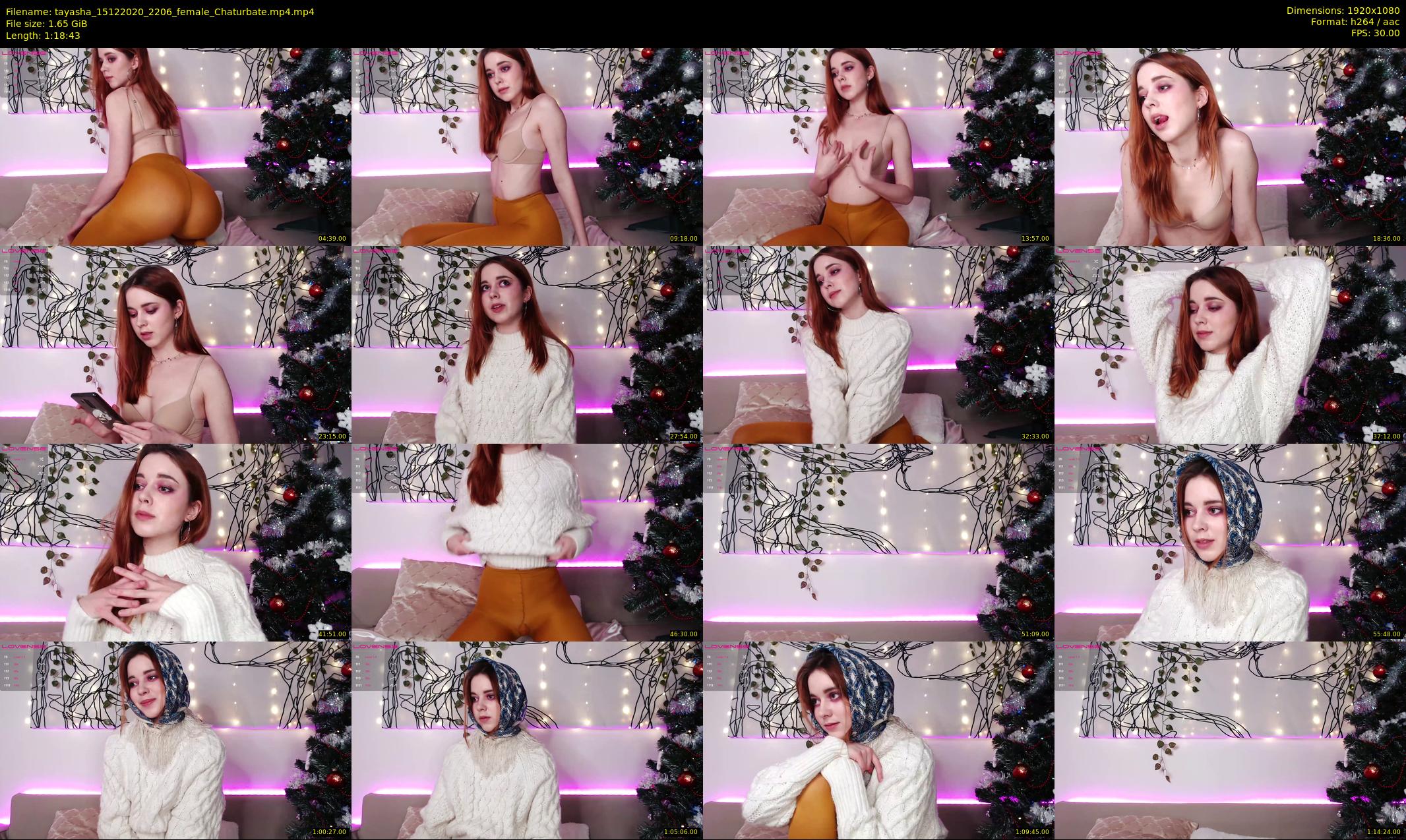 tayasha — 79 minute Chaturbate female cam show recording, 1080p, Dec 15, 2020