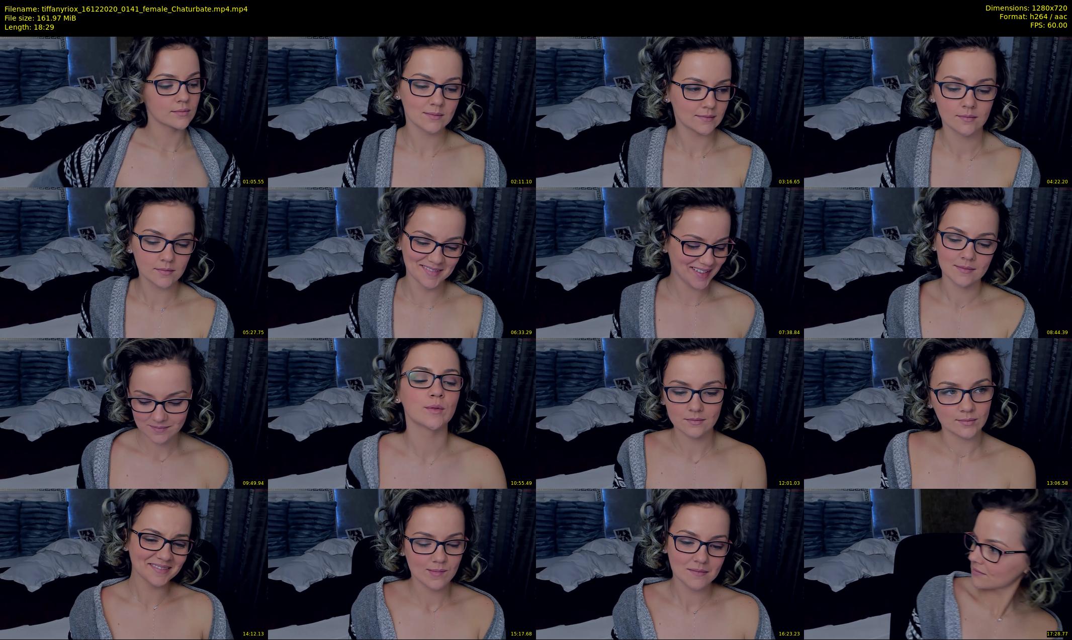 tiffanyriox — 19 minute Chaturbate female cam show recording, 720p, Dec 16, 2020