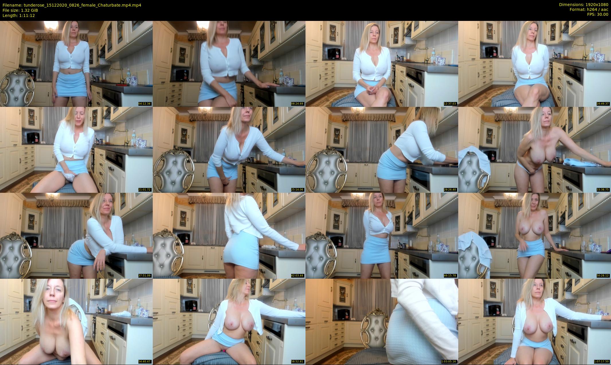 tunderose — 72 minute Chaturbate female cam show recording, 1080p, Dec 15, 2020