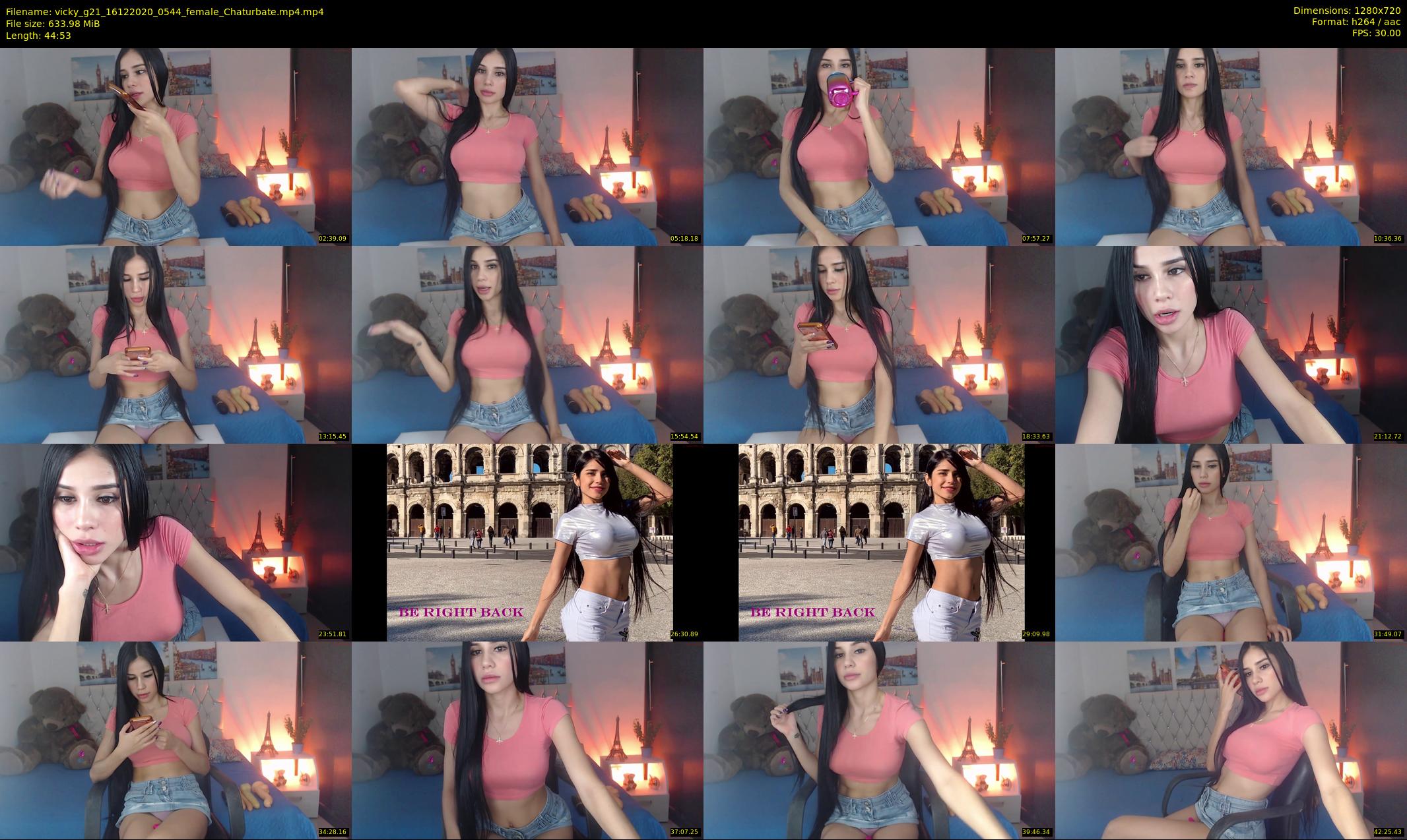 vicky_g21 — 45 minute Chaturbate female cam show recording, 720p, Dec 16, 2020