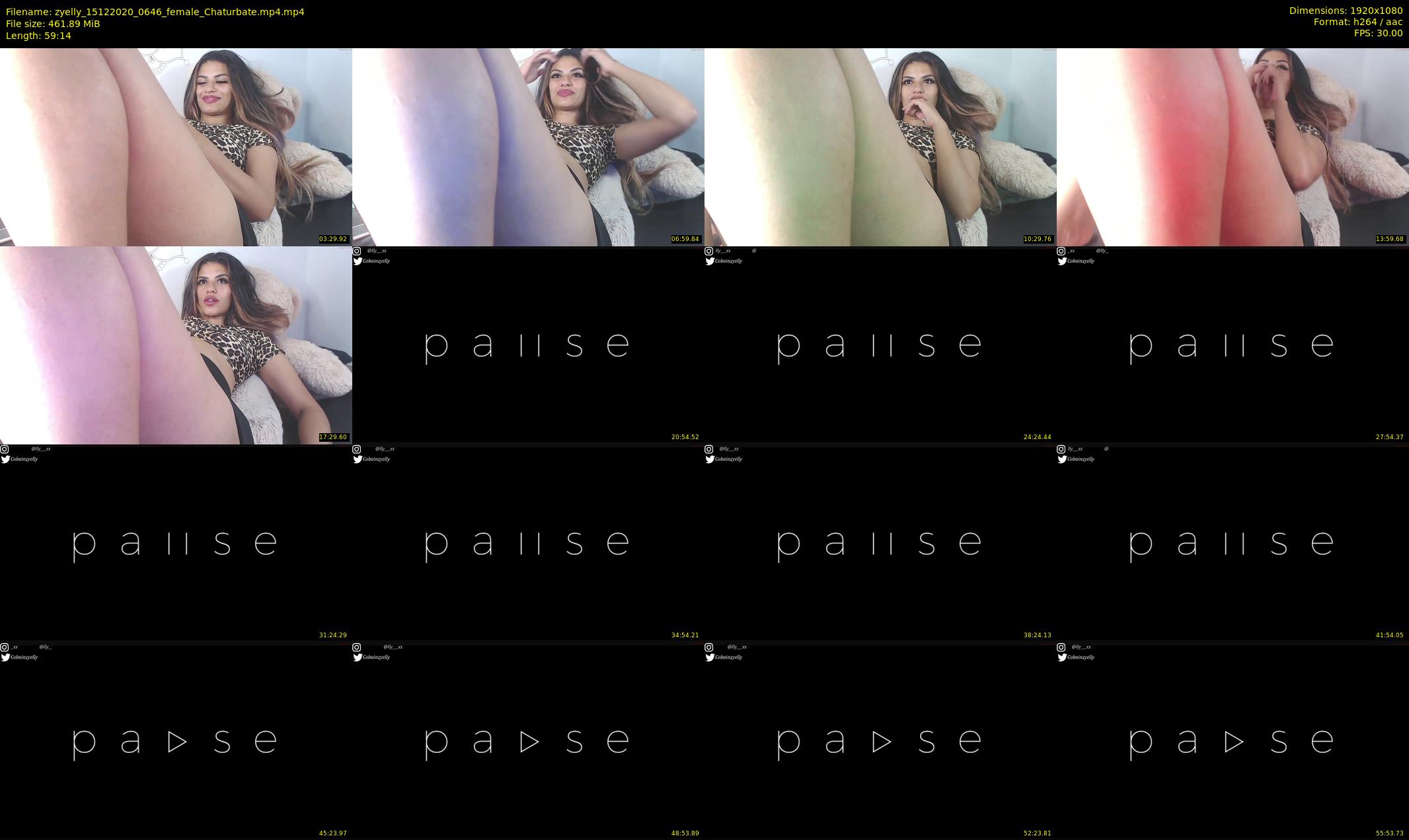 zyelly — 60 minute Chaturbate female cam show recording, 1080p, Dec 15, 2020