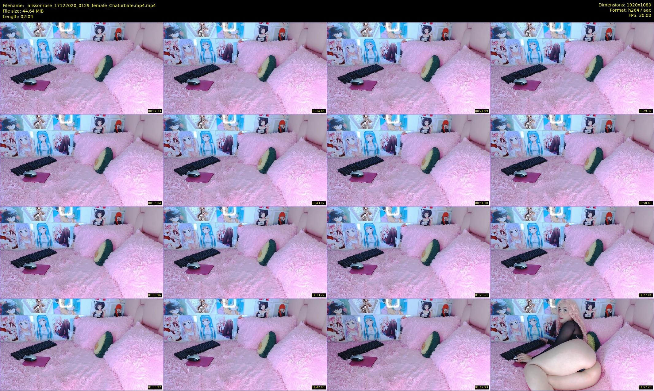 _alissonrose — 3 minute Chaturbate female cam show recording, 1080p, Dec 17, 2020