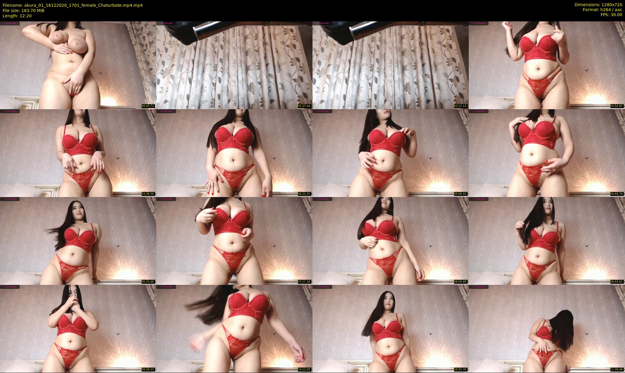 akura_01 — 13 minute Chaturbate female cam show recording, 720p, Dec 16, 2020