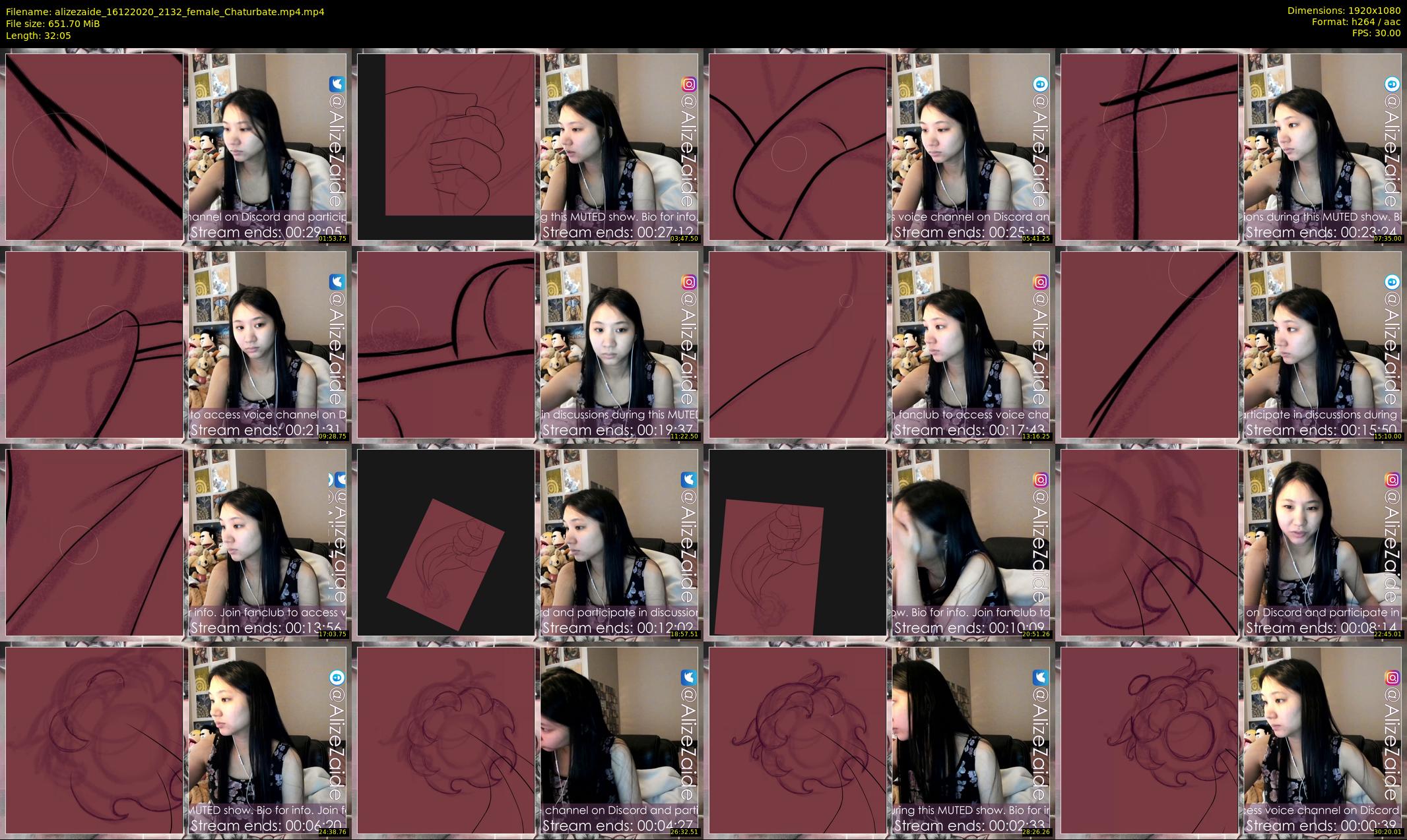 alizezaide — 33 minute Chaturbate female cam show recording, 1080p, Dec 16, 2020