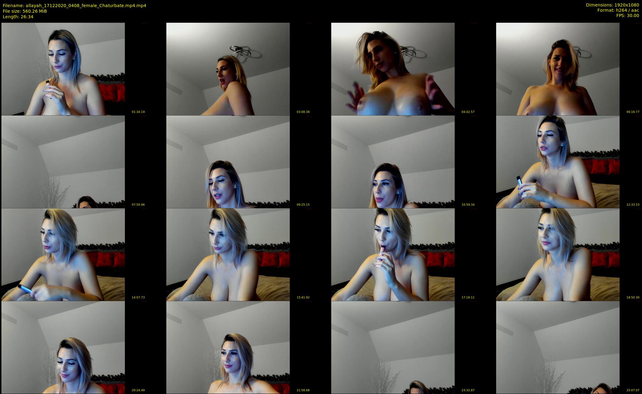allayah — 27 minute Chaturbate female cam show recording, 1080p, Dec 17, 2020