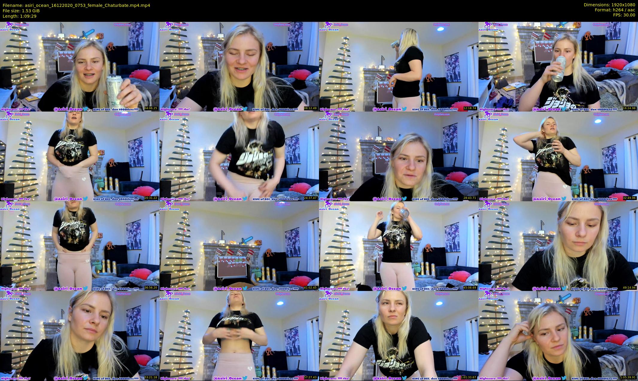 asiri_ocean — 70 minute Chaturbate female cam show recording, 1080p, Dec 16, 2020