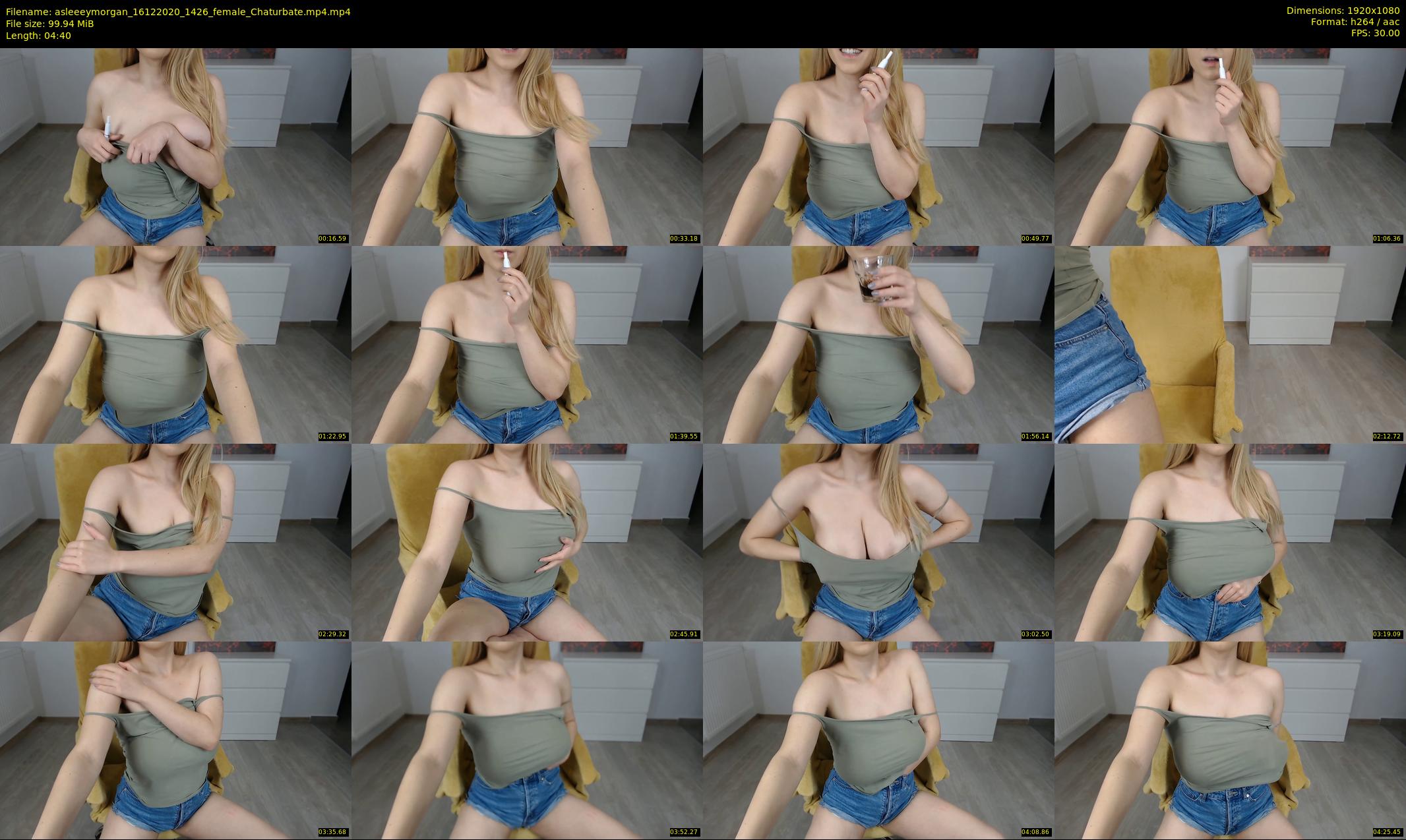 asleeeymorgan — 5 minute Chaturbate female cam show recording, 1080p, Dec 16, 2020