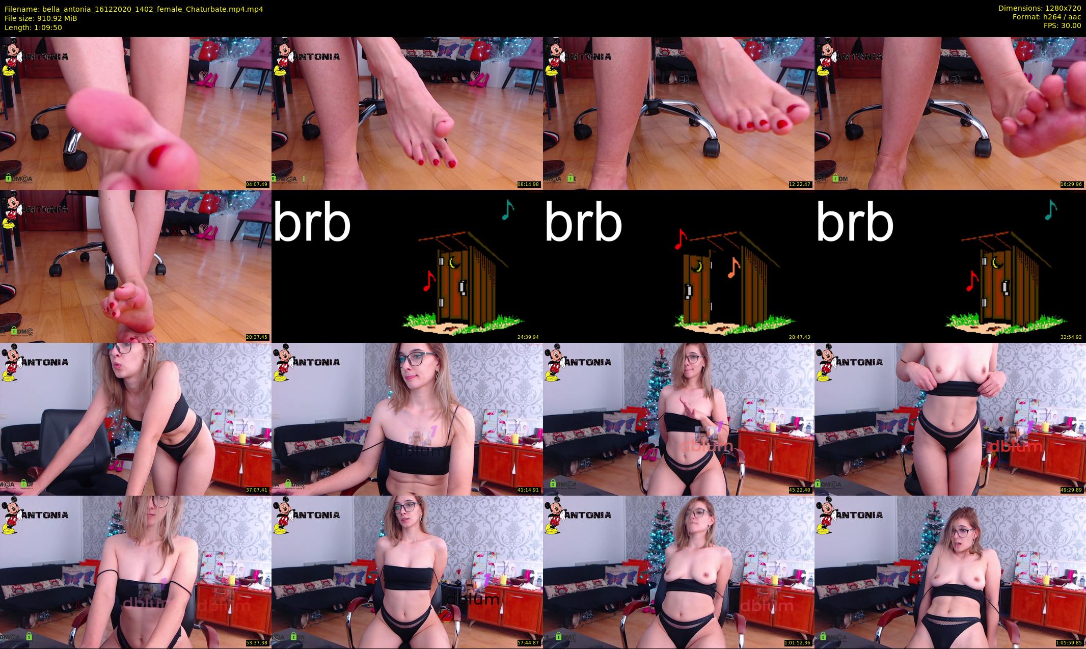 bella_antonia — 70 minute Chaturbate female cam show recording, 720p, Dec 16, 2020
