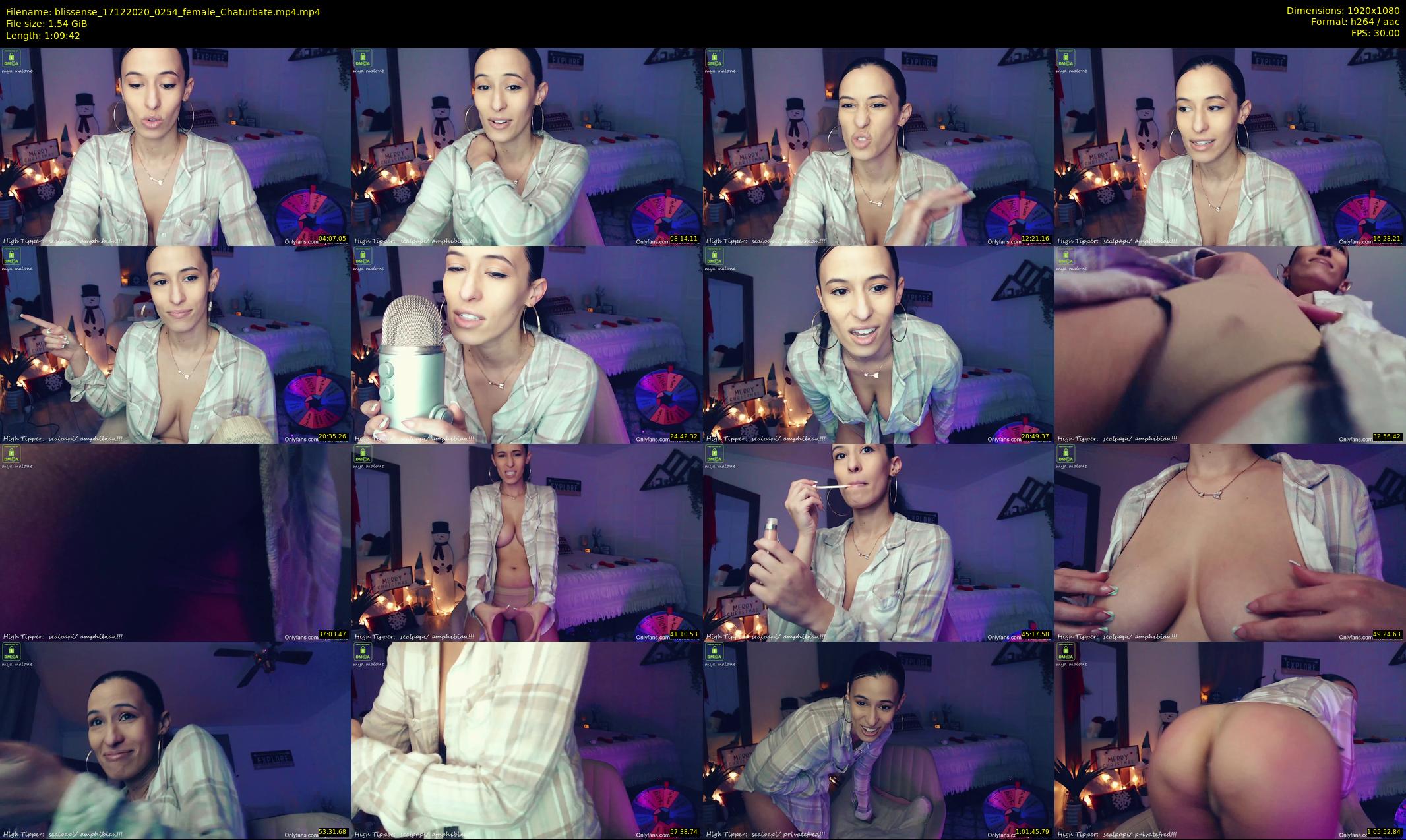 blissense — 70 minute Chaturbate female cam show recording, 1080p, Dec 17, 2020