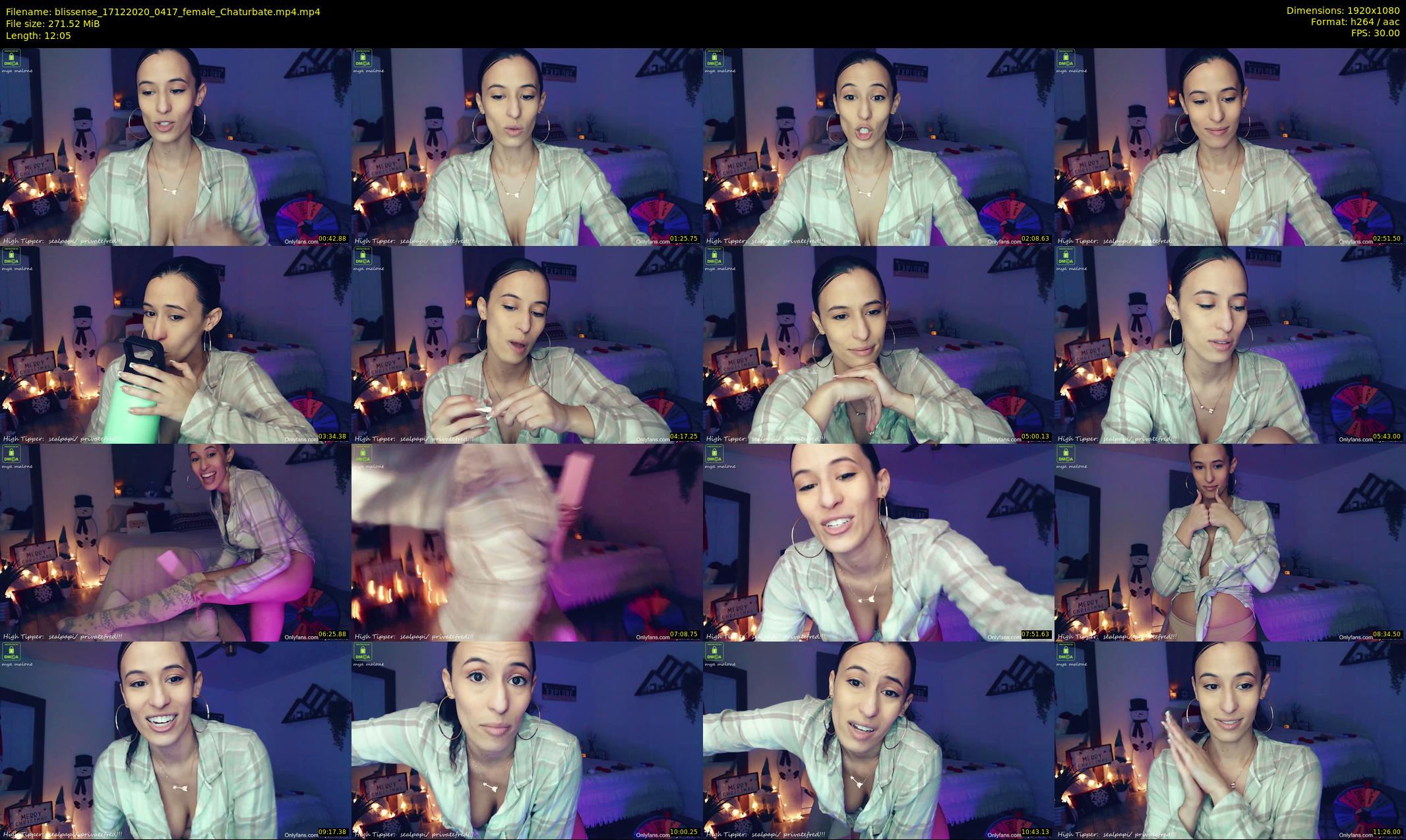 blissense — 13 minute Chaturbate female cam show recording, 1080p, Dec 17, 2020