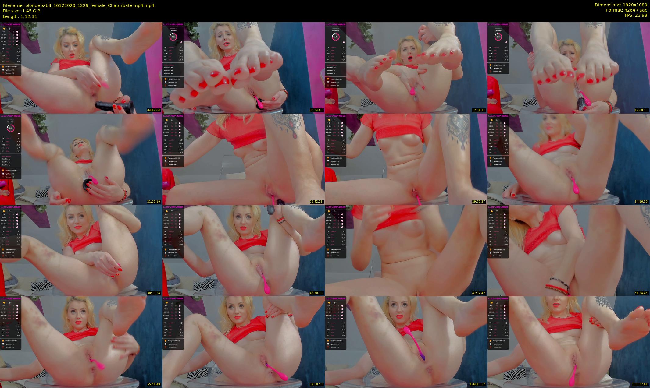 blondebab3 — 73 minute Chaturbate female cam show recording, 1080p, Dec 16, 2020