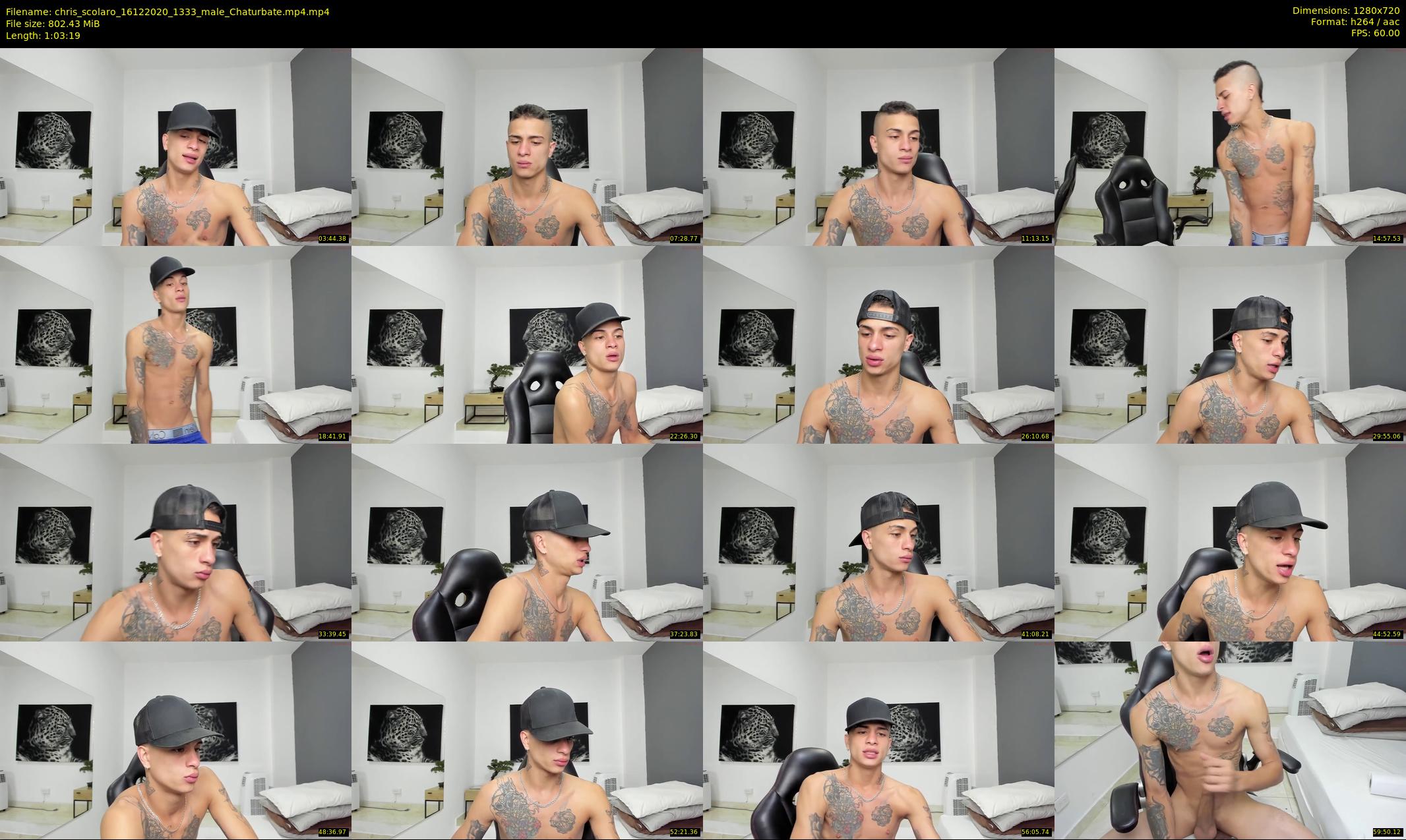 chris_scolaro — 64 minute Chaturbate male cam show recording, 720p, Dec 16, 2020