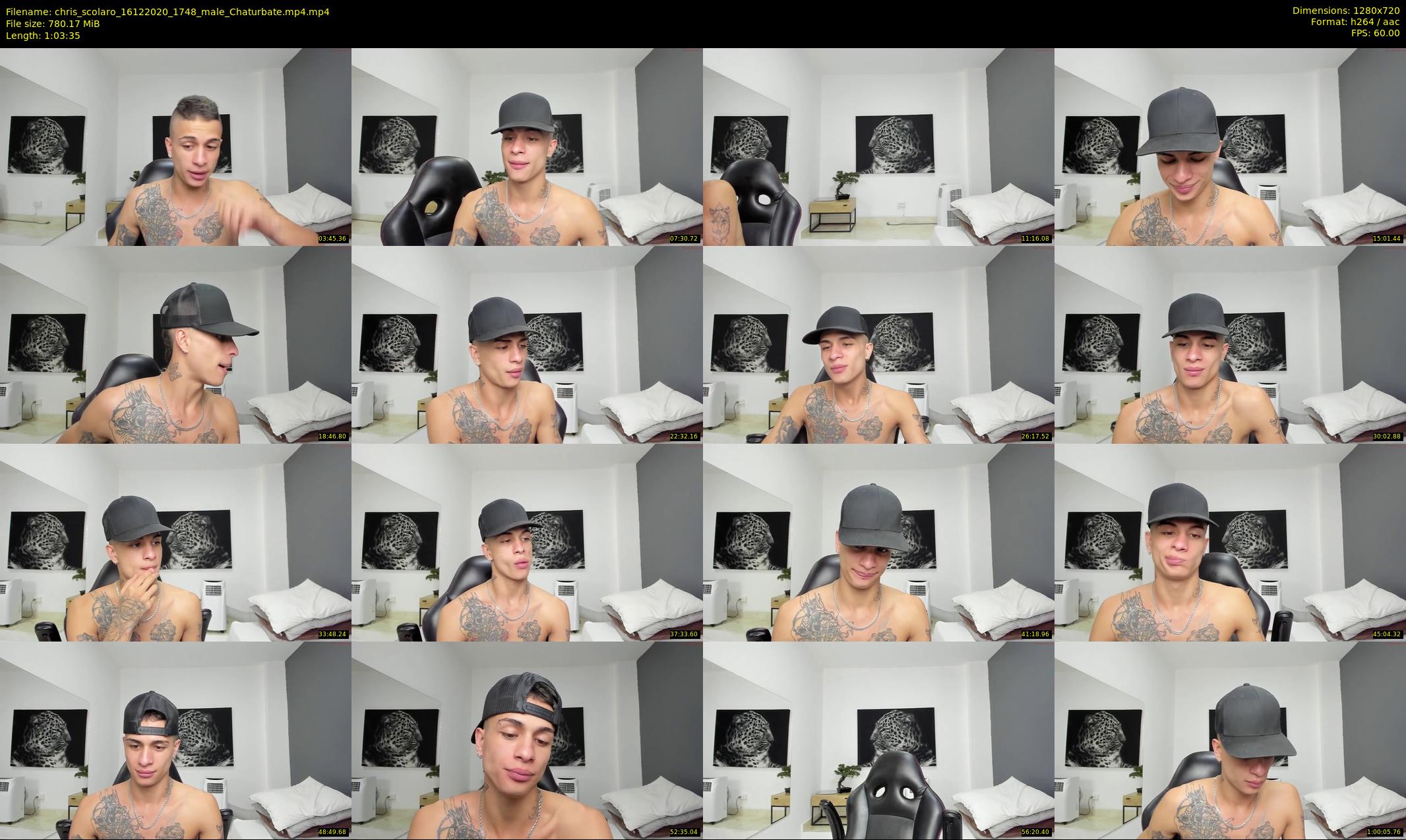 chris_scolaro — 64 minute Chaturbate male cam show recording, 720p, Dec 16, 2020