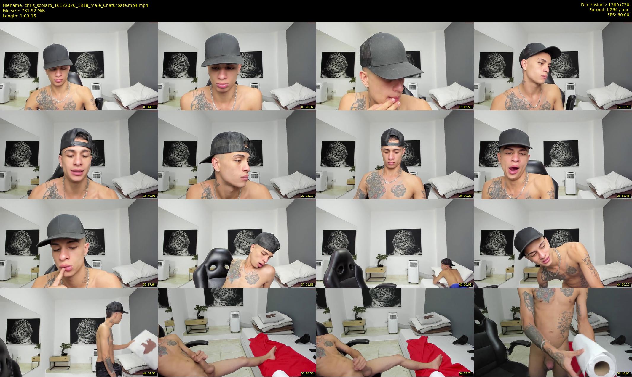 chris_scolaro — 64 minute Chaturbate male cam show recording, 720p, Dec 16, 2020