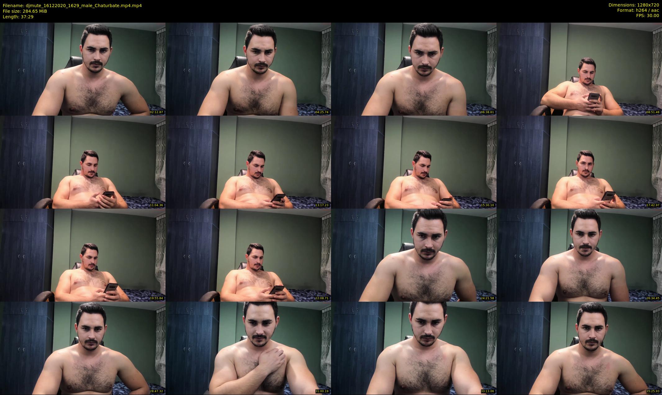 djmute — 38 minute Chaturbate male cam show recording, 720p, Dec 16, 2020