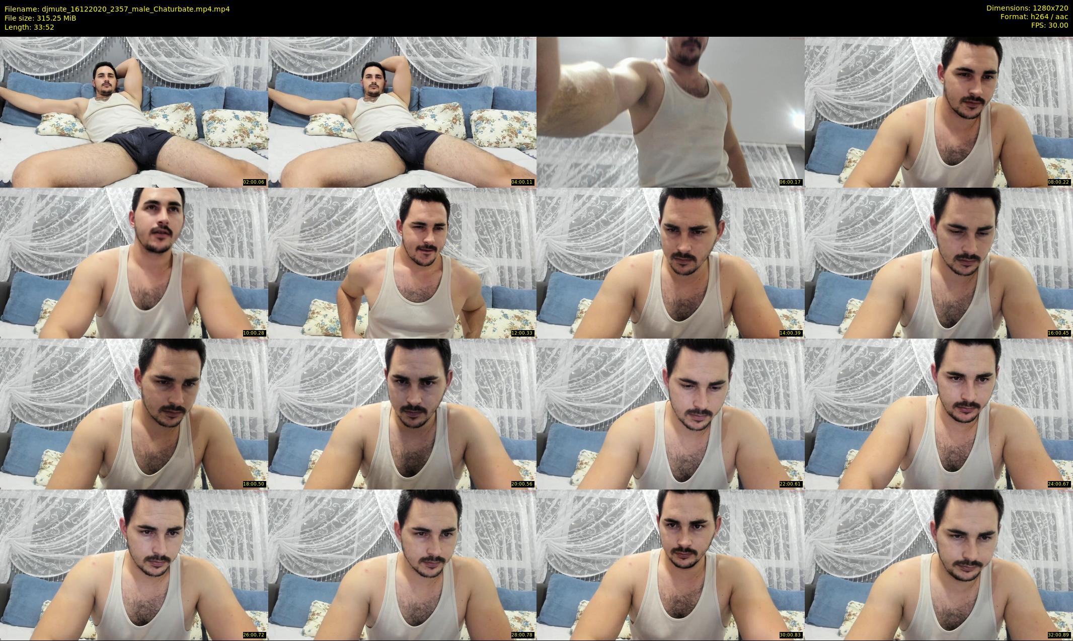 djmute — 34 minute Chaturbate male cam show recording, 720p, Dec 16, 2020