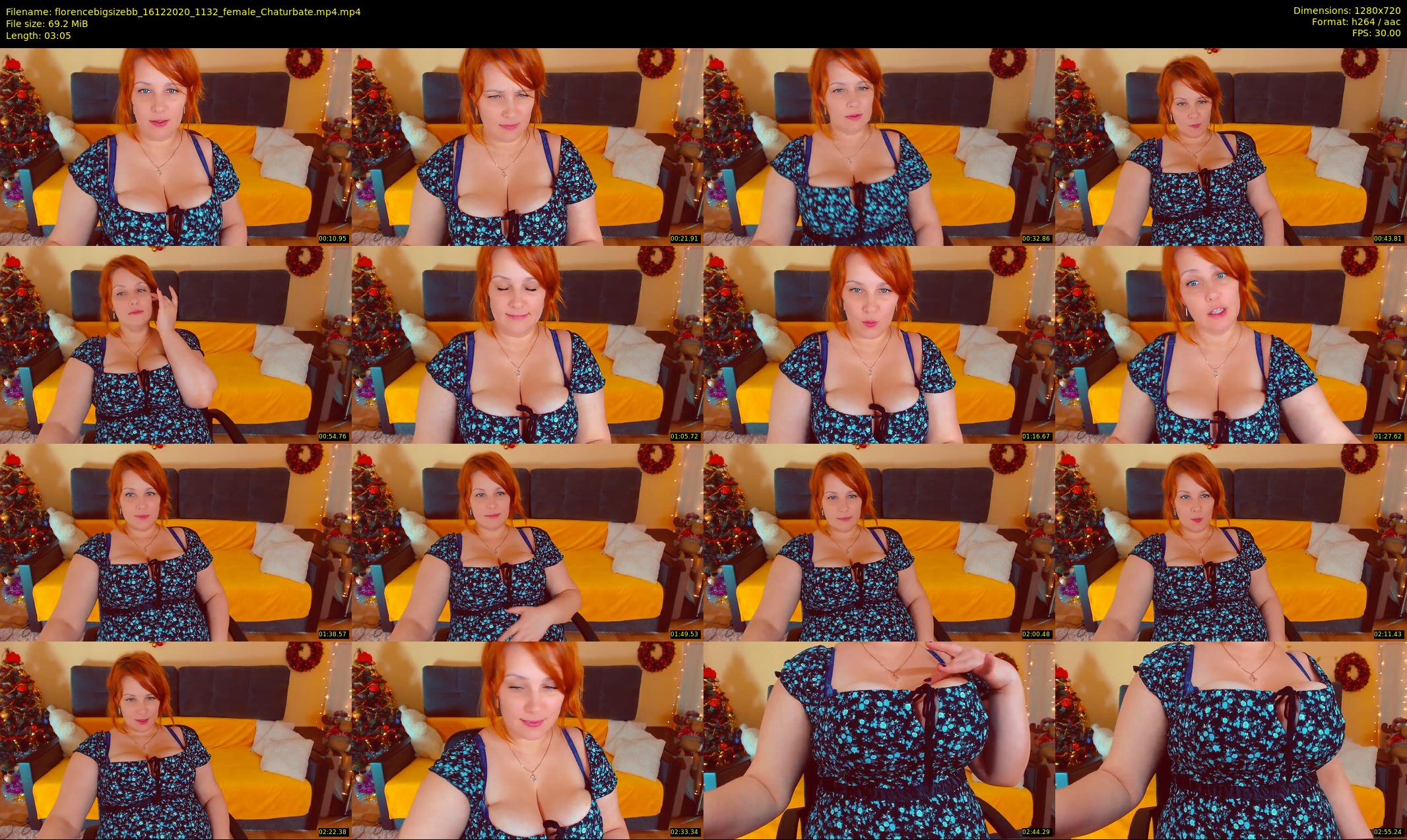 florencebigsizebb — 4 minute Chaturbate female cam show recording, 720p, Dec 16, 2020