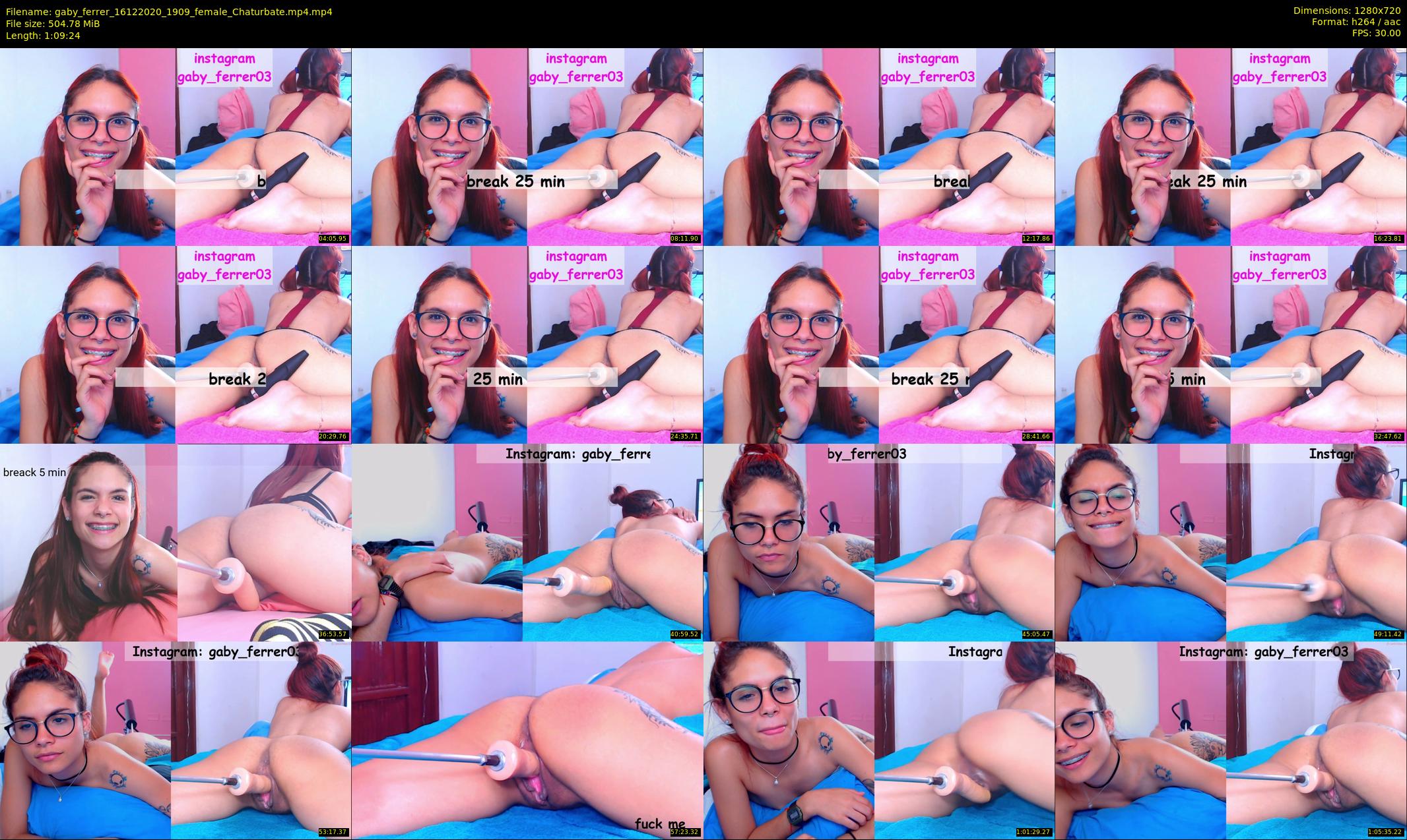 gaby_ferrer — 70 minute Chaturbate female cam show recording, 720p, Dec 16, 2020