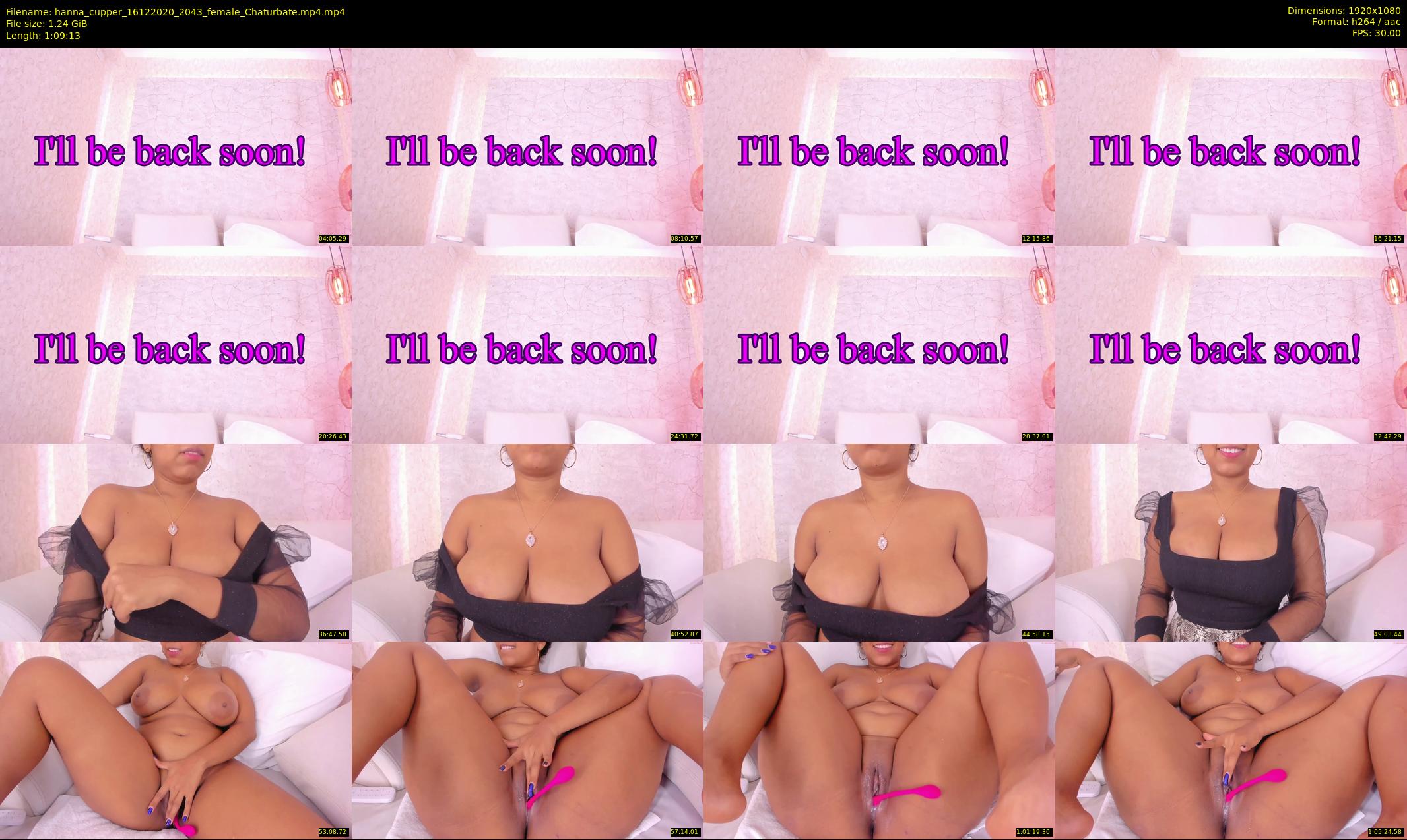 hanna_cupper — 70 minute Chaturbate female cam show recording, 1080p, Dec 16, 2020