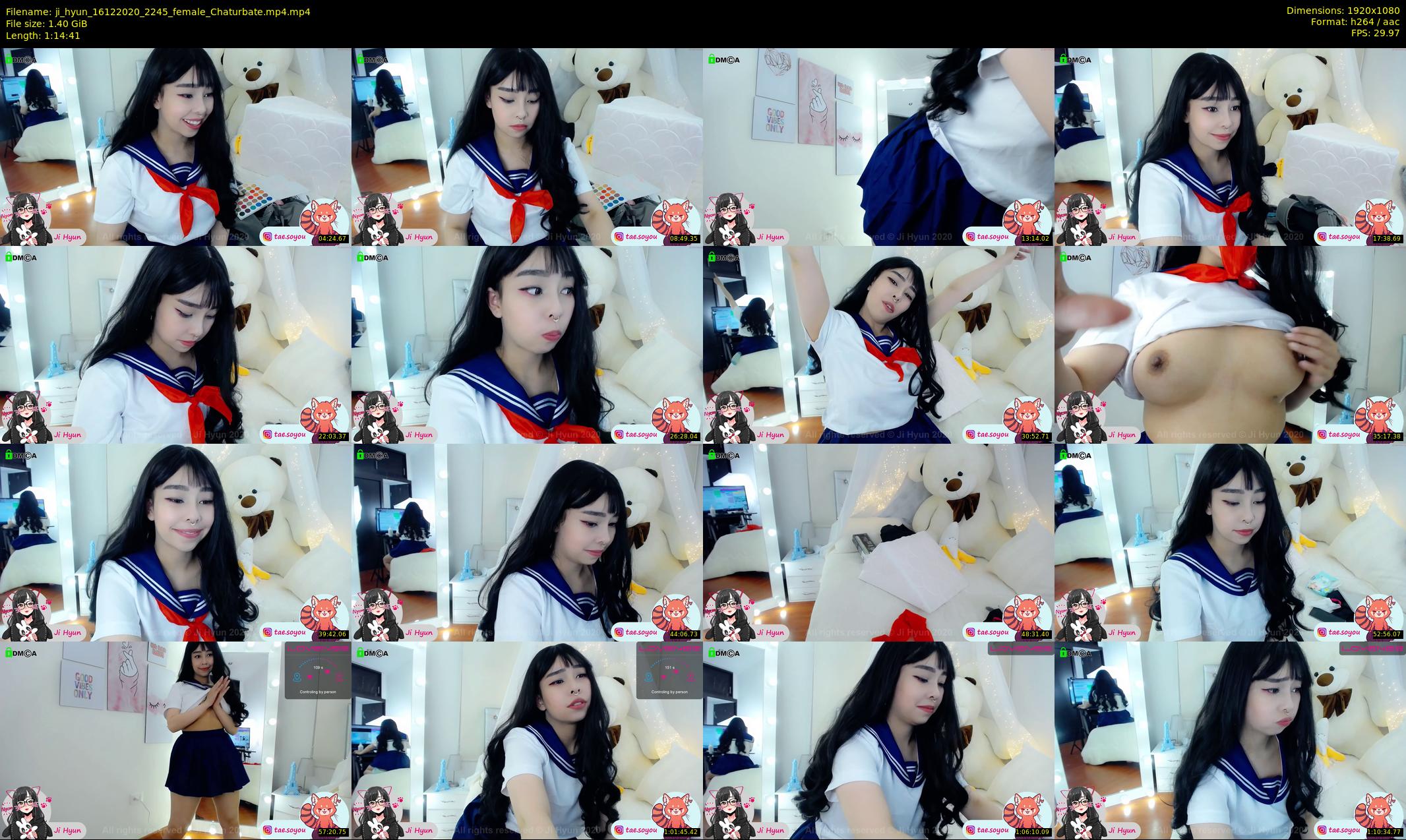 ji_hyun — 75 minute Chaturbate female cam show recording, 1080p, Dec 16, 2020